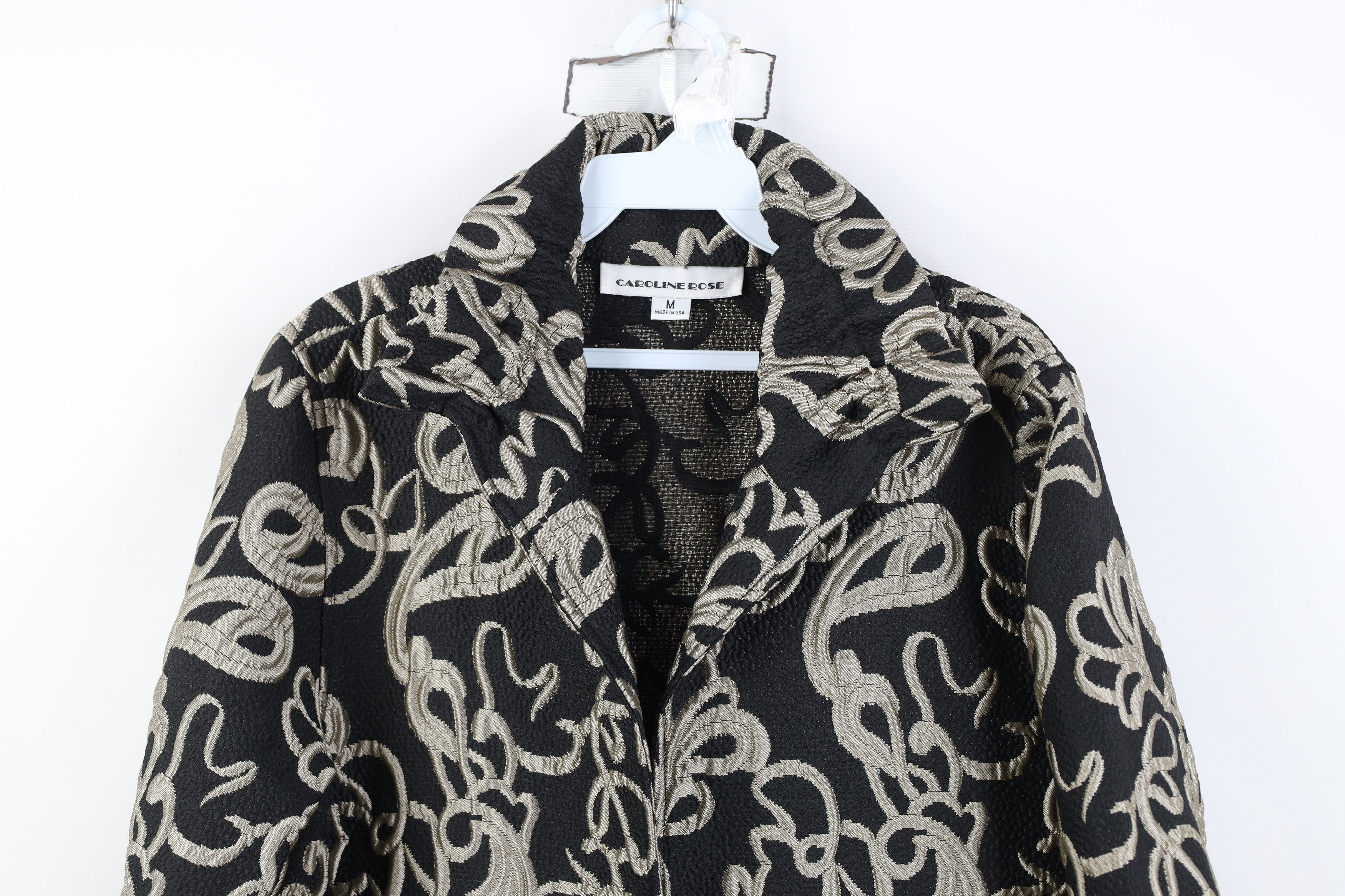 Vintage Vintage 90s Streetwear Evening Open Blazer Jacket USA Size M / US 6-8 / IT 42-44 - 2 Thumbnail
