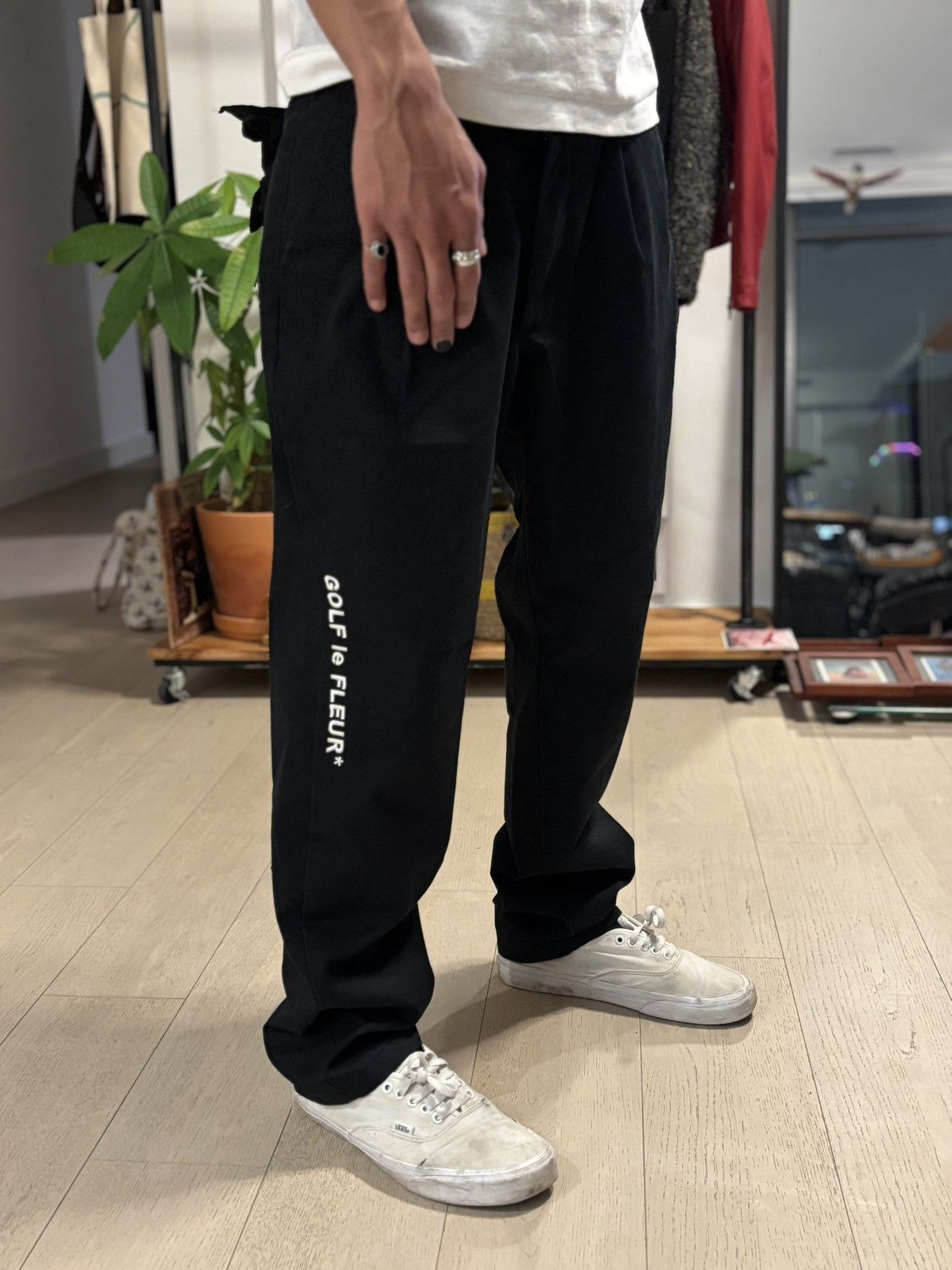 Golf le Fleur × Odd Future × Streetwear GOLF LE FLEUR BLACK CHINO