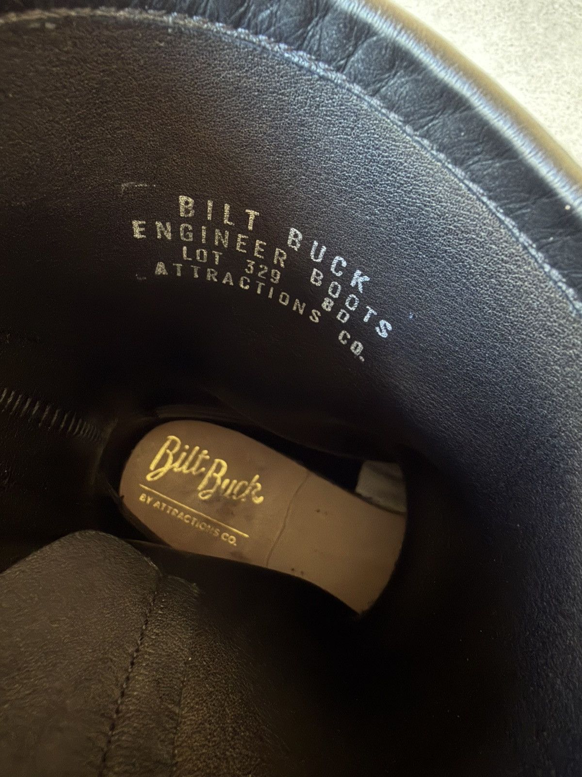 ATTRACTIONS Attractions Biltbuck Lot 329 Suede Black Engineer Boots Size US 8 / EU 41 - 9 Thumbnail