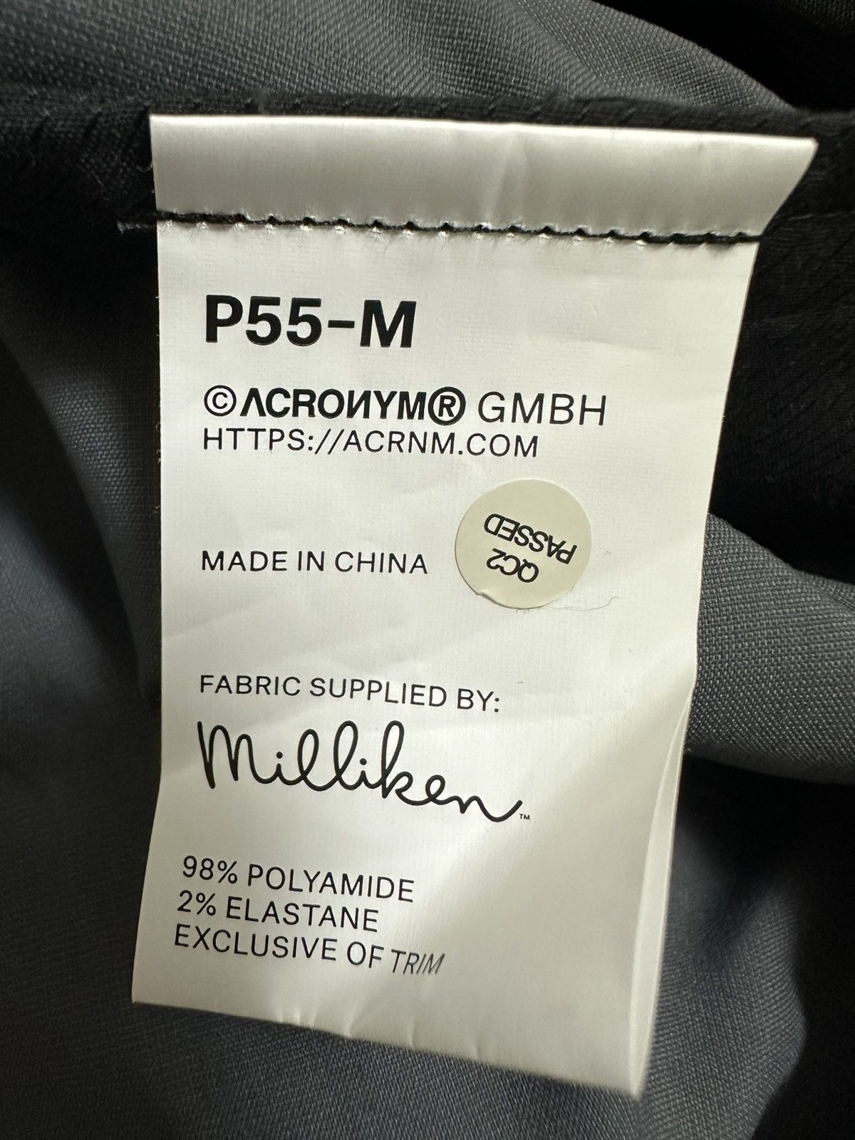 Acronym Nylon Stretch Cargo Trouser P55-M Size US 28 / EU 44 - 2 Thumbnail