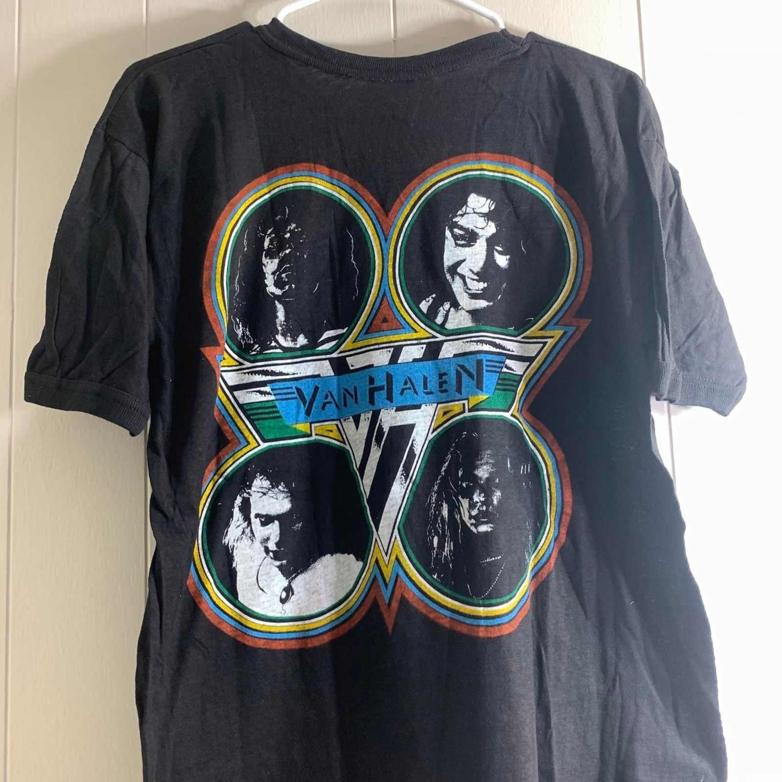 Vintage vintage 1979 VAN HALEN double sided single stitch tee shirt Size US L / EU 52-54 / 3 - 7 Thumbnail