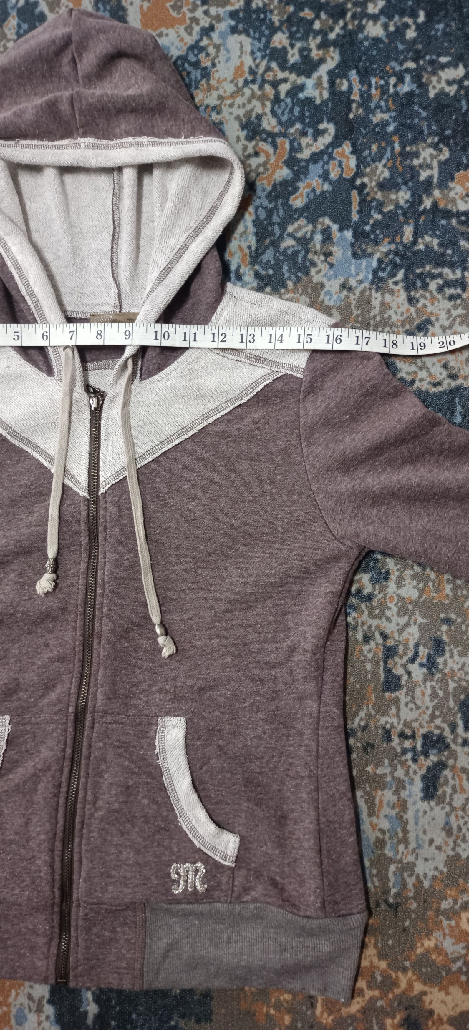 If Six Was Nine × Japanese Brand × Miss Me Miss Me Cross Embroidery Logo Zip Up Hoodie Size S / US 4 / IT 40 - 15 Thumbnail