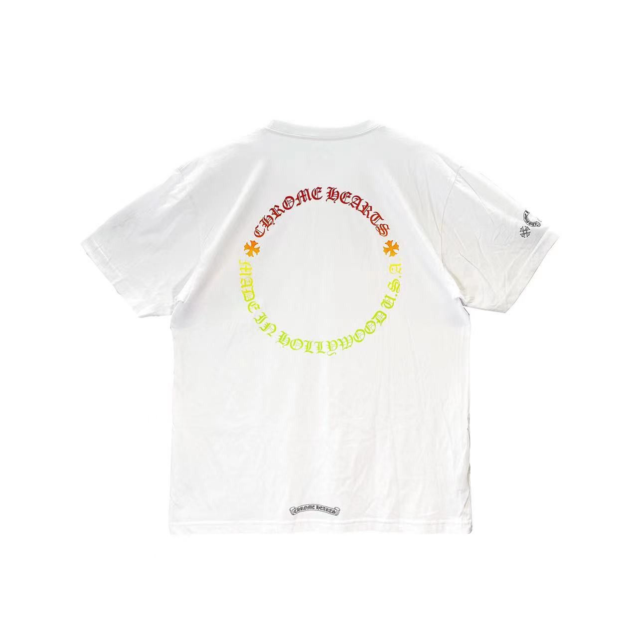 Chrome Hearts Chrome Hearts Gradient Circle Script Logo Short Sleeve Tee Size US M / EU 48-50 / 2 - 2 Thumbnail