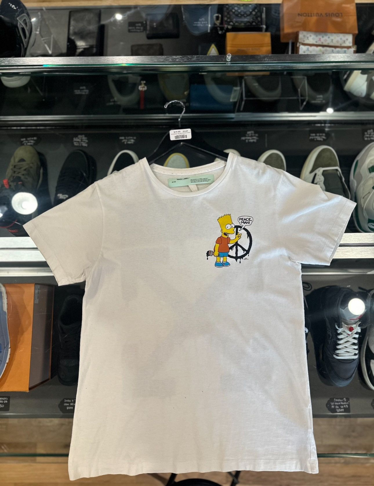 Off-White × The Simpsons Off White Bart Simpson Tee Size US L / EU 52-54 / 3 - 1 Thumbnail