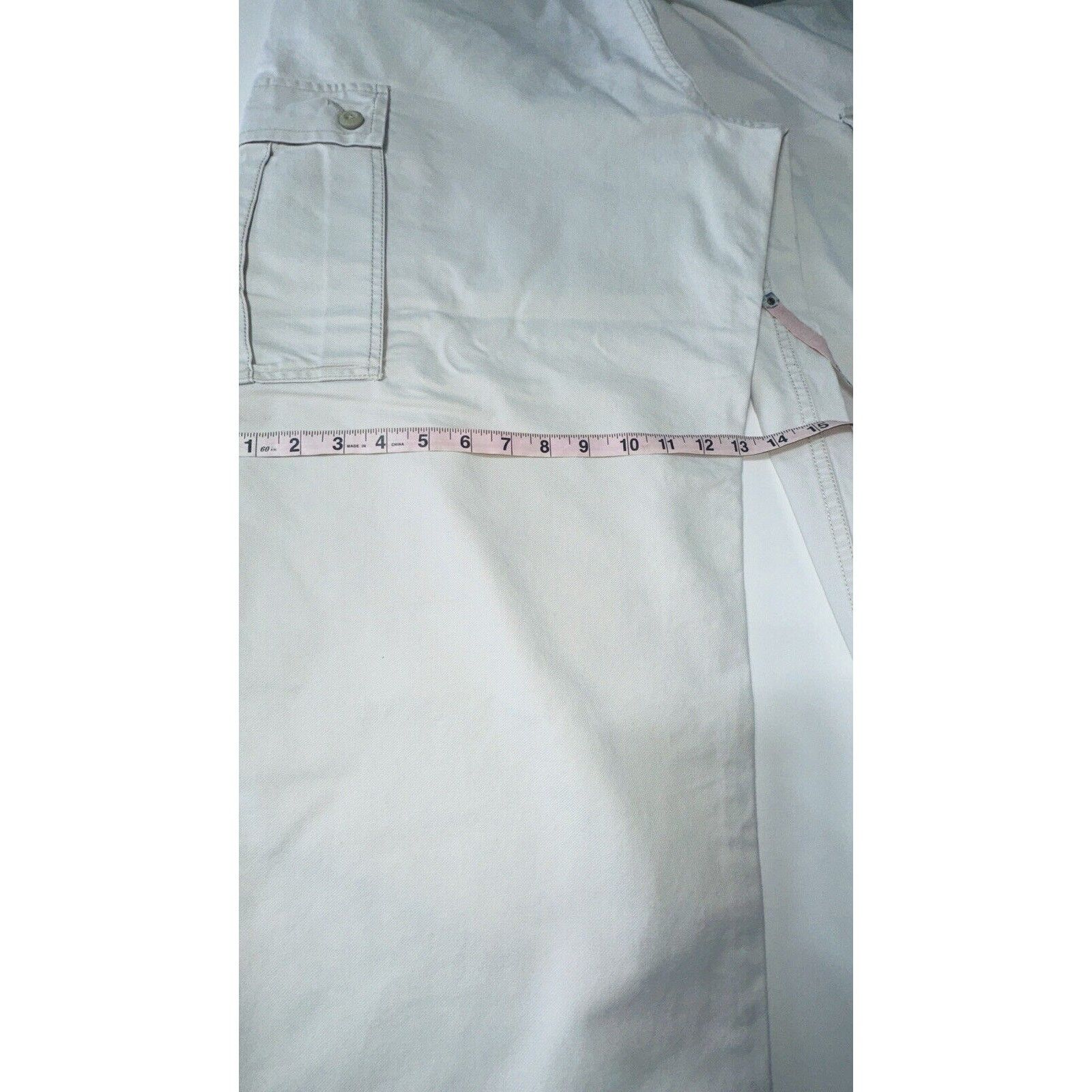 Tommy Hilfiger Vintage Wide Leg Tommy Jeans Mens Cargo Khaki Pants 38 90s Size US 38 / EU 54 - 21 Thumbnail