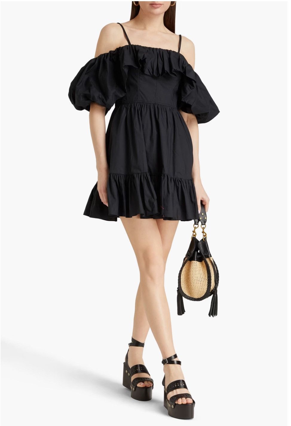 Ulla Johnson Ulla Johnson Lila Off Shoulder Minidress size 4 Size S / US 4 / IT 40 - 2 Thumbnail