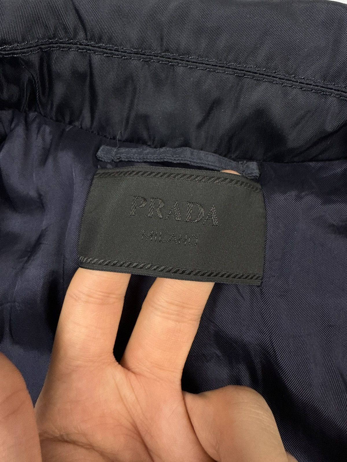 Prada Prada Vintage Navy Zip Jacket Minimal Luxury Clean Fit Size US M / EU 48-50 / 2 - 8 Thumbnail