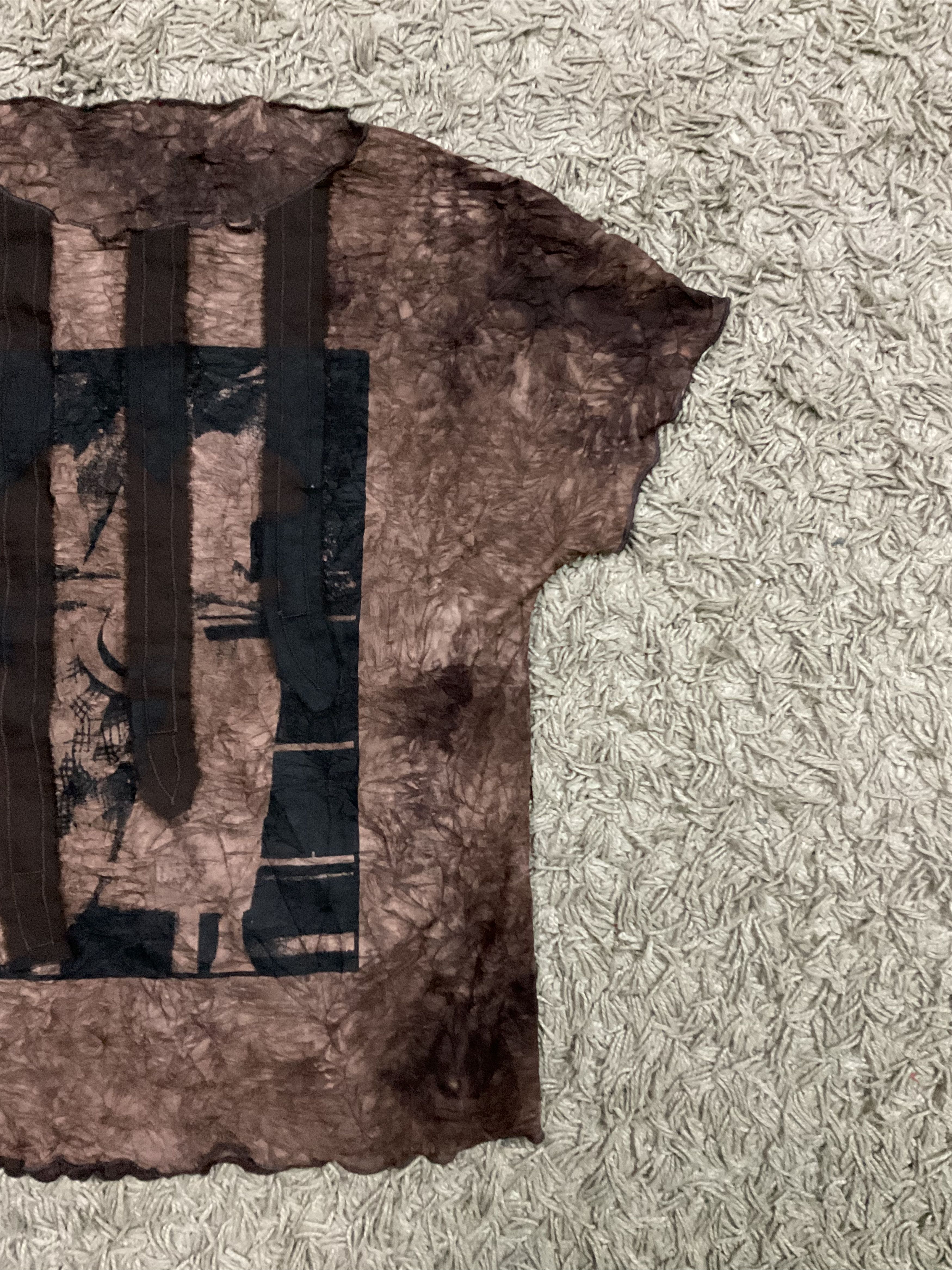Designer RARE Italian Designer Distressed Cut Out shirt Size US S / EU 44-46 / 1 - 3 Thumbnail