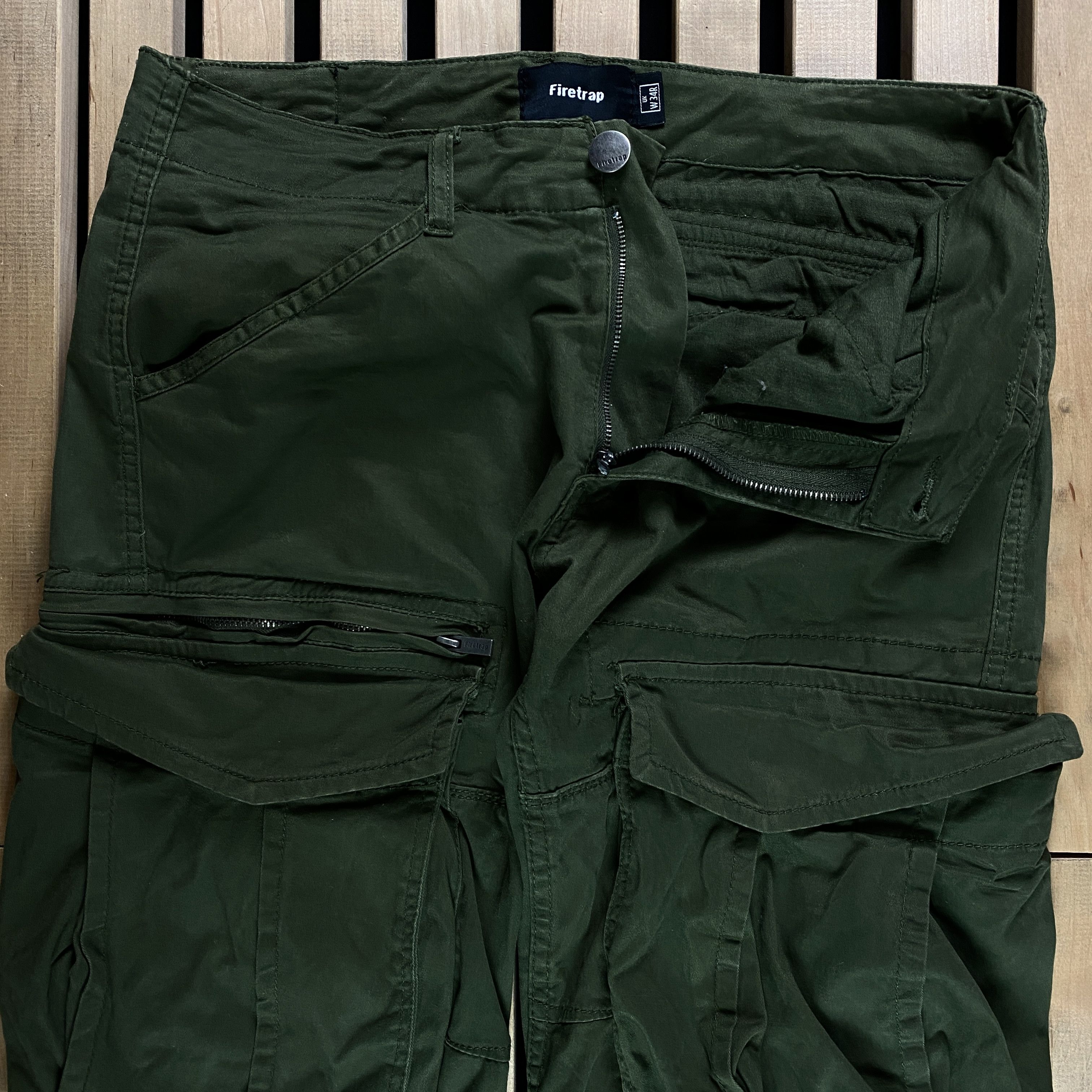 Other Mens Cargo Pants Multipocket Size 34 Size US 34 / EU 50 - 4 Thumbnail