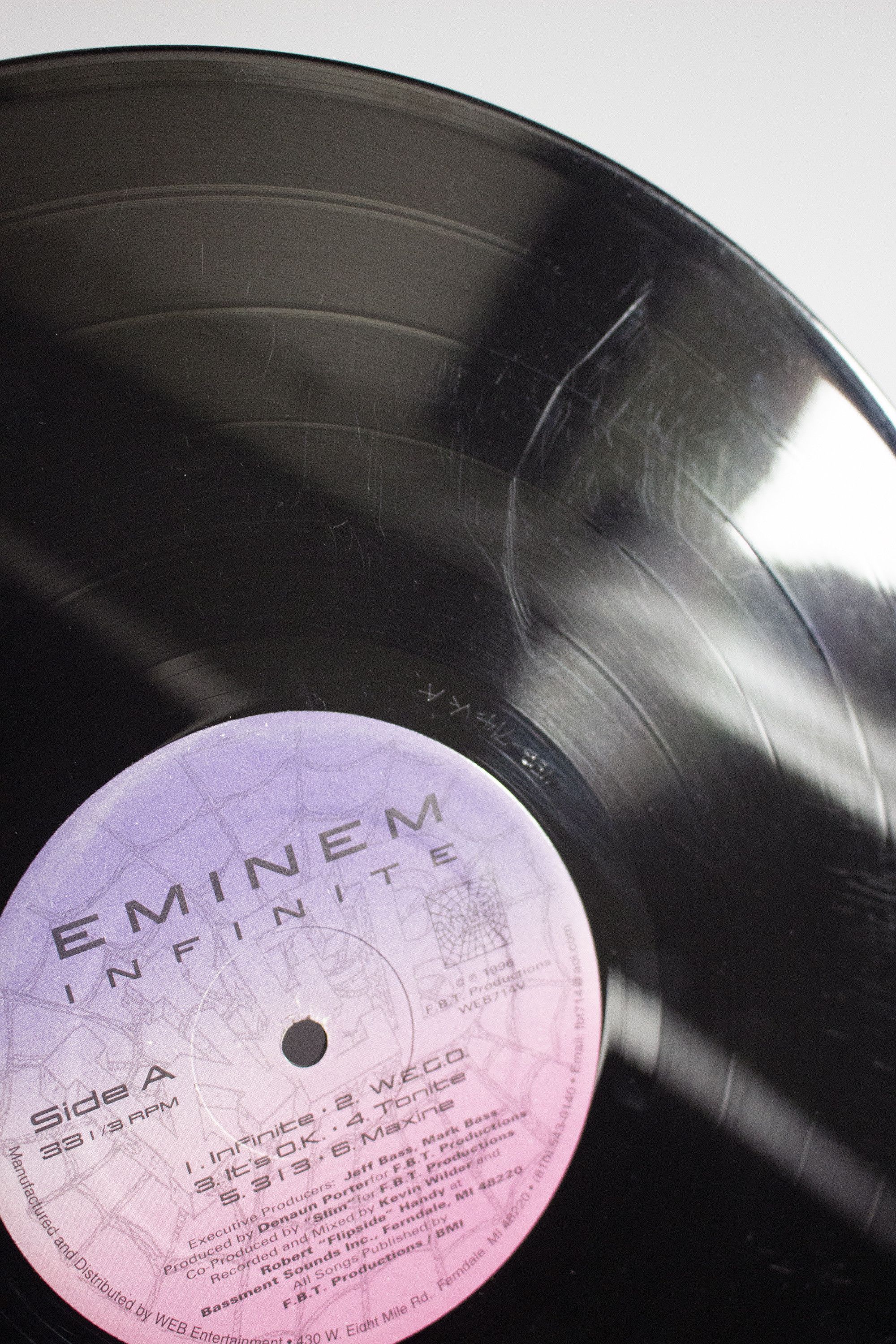 Eminem Eminem - Infinite Original 1996 Vinyl Size ONE SIZE - 6 Thumbnail