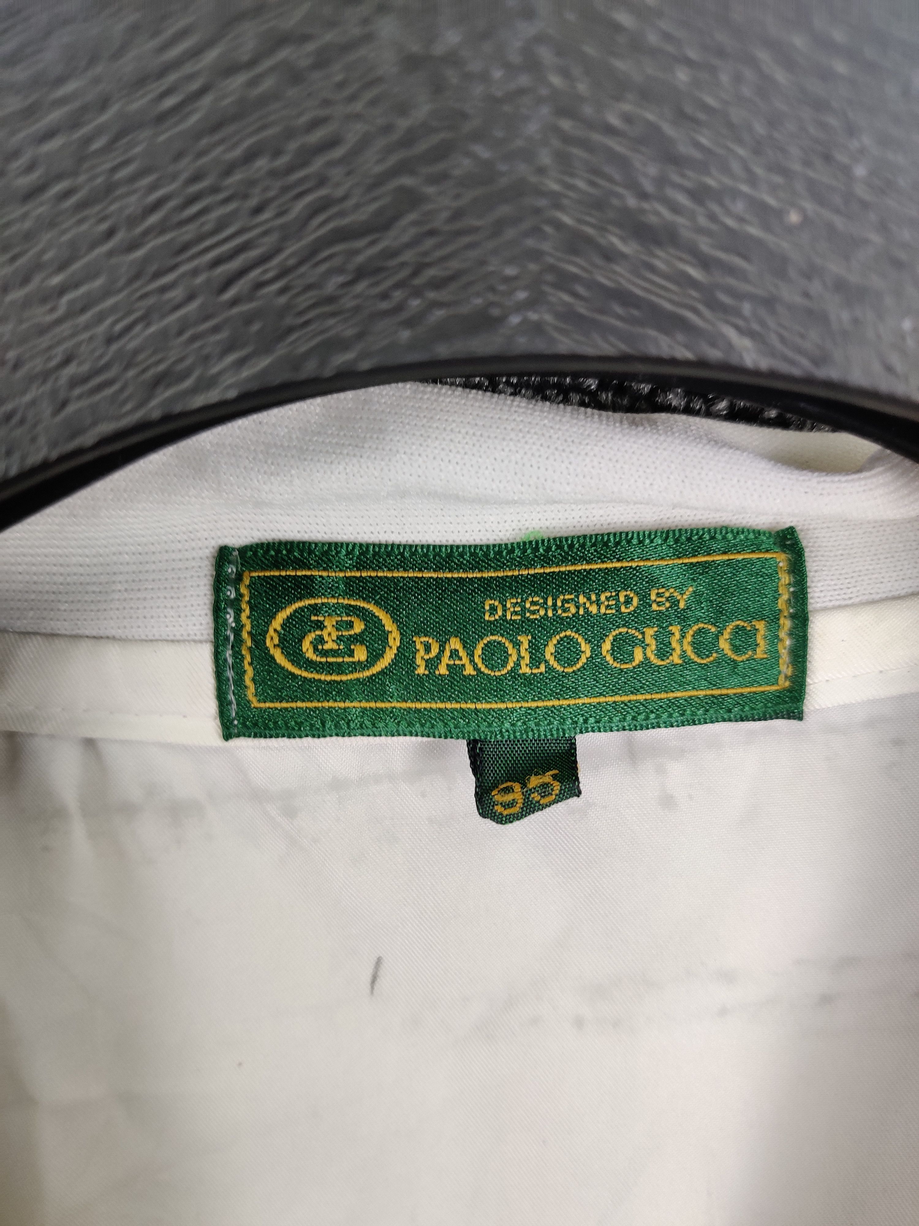 Paolo Gucci Vintage Paolo Gucci V Neck Windbreaker Jacket Size US L / EU 52-54 / 3 - 12 Thumbnail