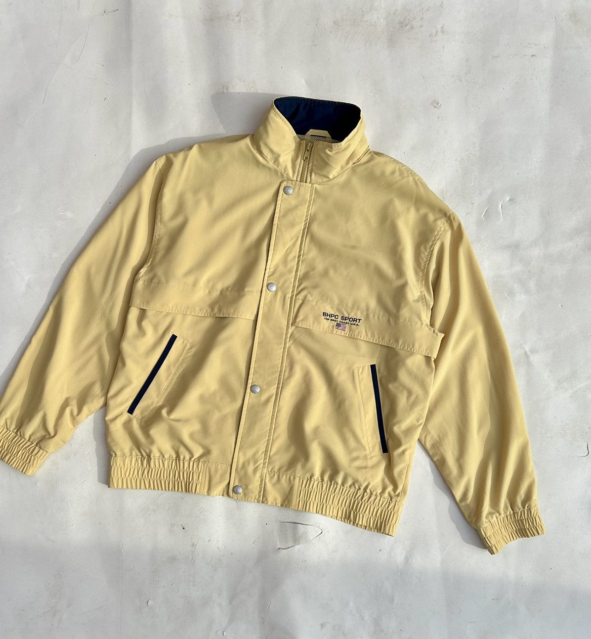 Vintage Vintage Polo Club Beverly Hills Light Zipper Jacket Size US L / EU 52-54 / 3 - 3 Thumbnail