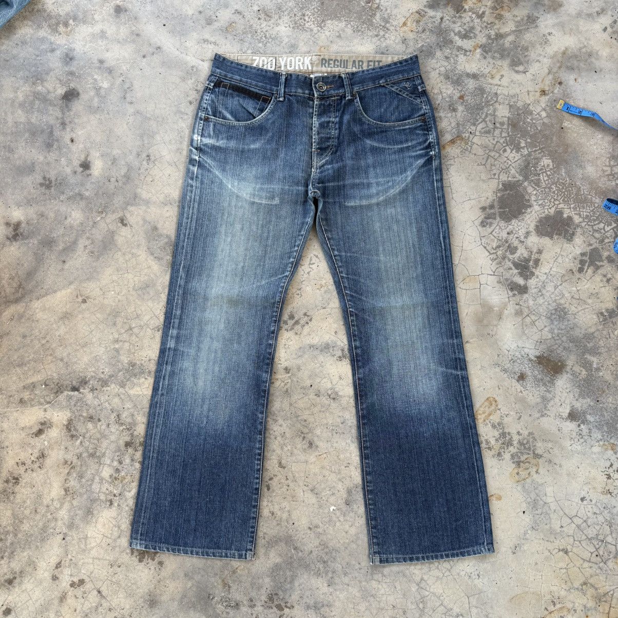 Zoo York Vintage zoo york faded jeans denim pants Size US 35 - 2 Thumbnail