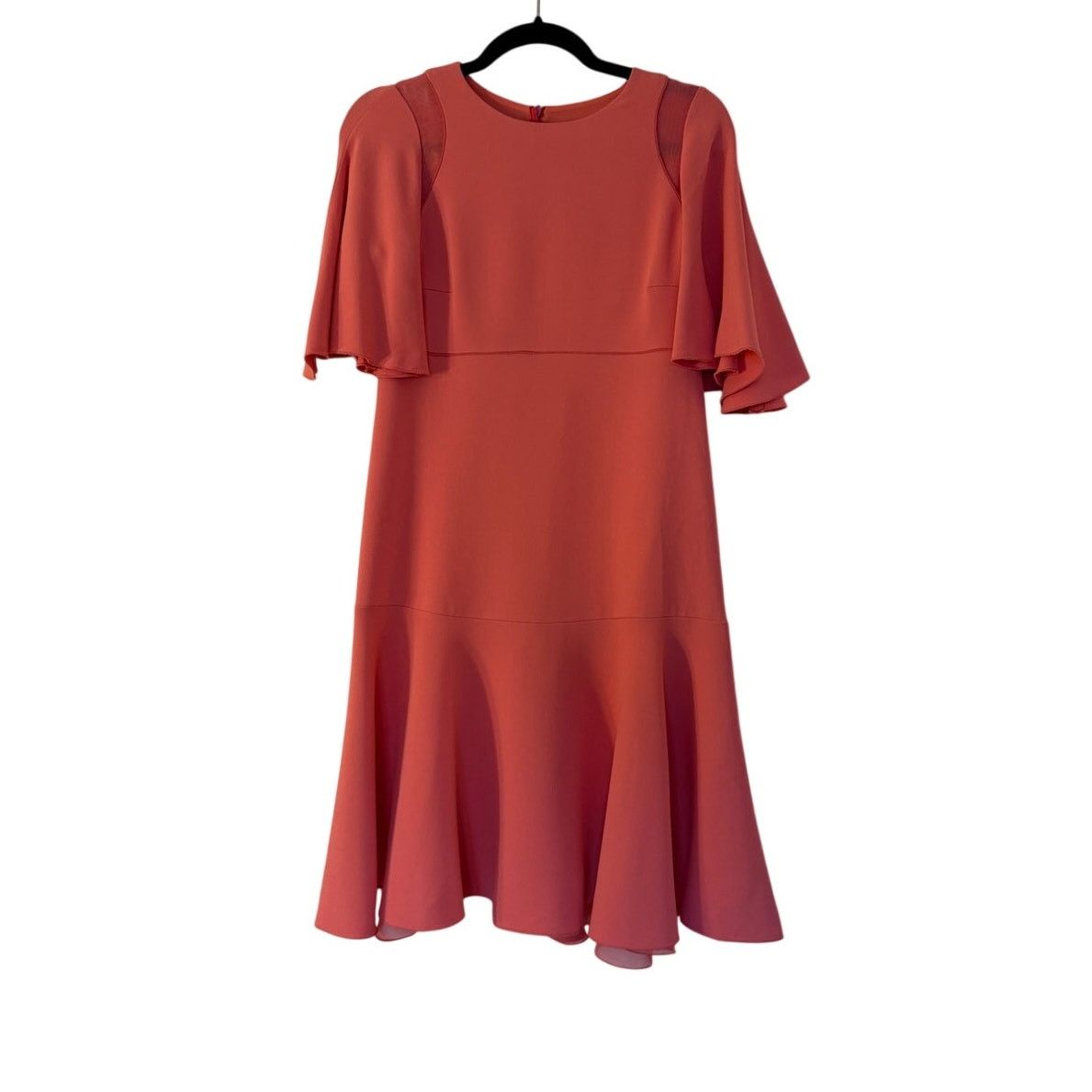 Giambattista Valli Giambattista Valli Cape Satin-Trimmed Silk-Chiffon MiniDress Size M / US 6-8 / IT 42-44 - 1 Thumbnail