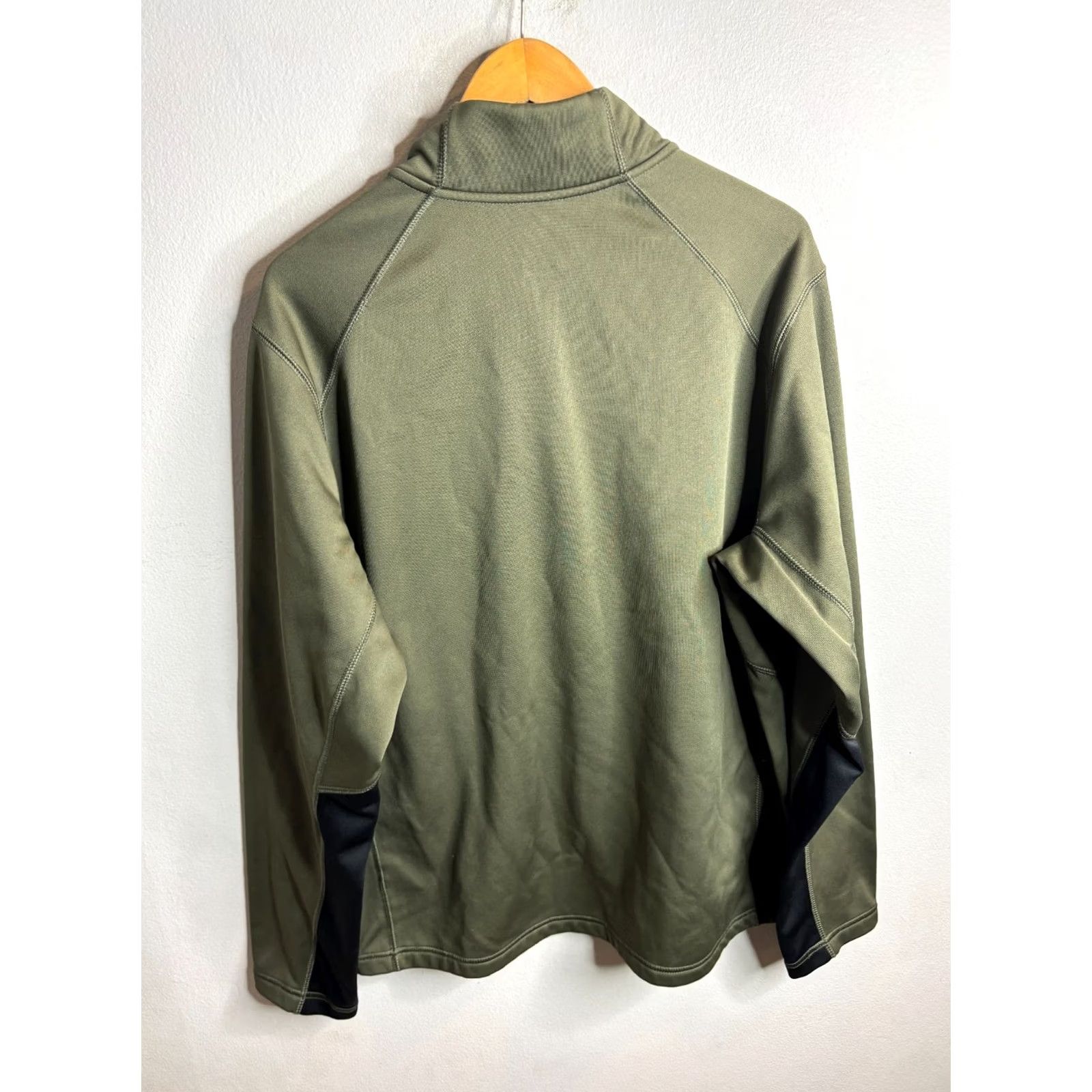 Nike Nike Sweatshirt Mens XL Green 1/4 Zip Fleece Lined Therma Fit Nike Sportswear Pullover Long Sleeve Zip Size US XL / EU 56 / 4 - 6 Thumbnail