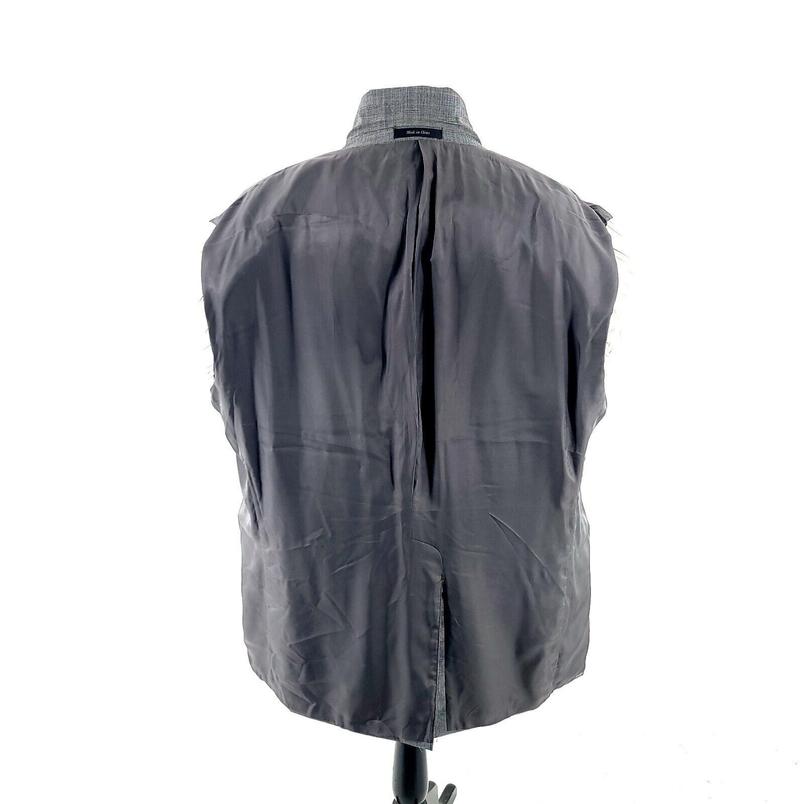 Lauren Ralph Lauren Lauren Ralph Lauren Wool 2 Button Blazer 48L Gray Glen Plaid Size 48L - 12 Thumbnail
