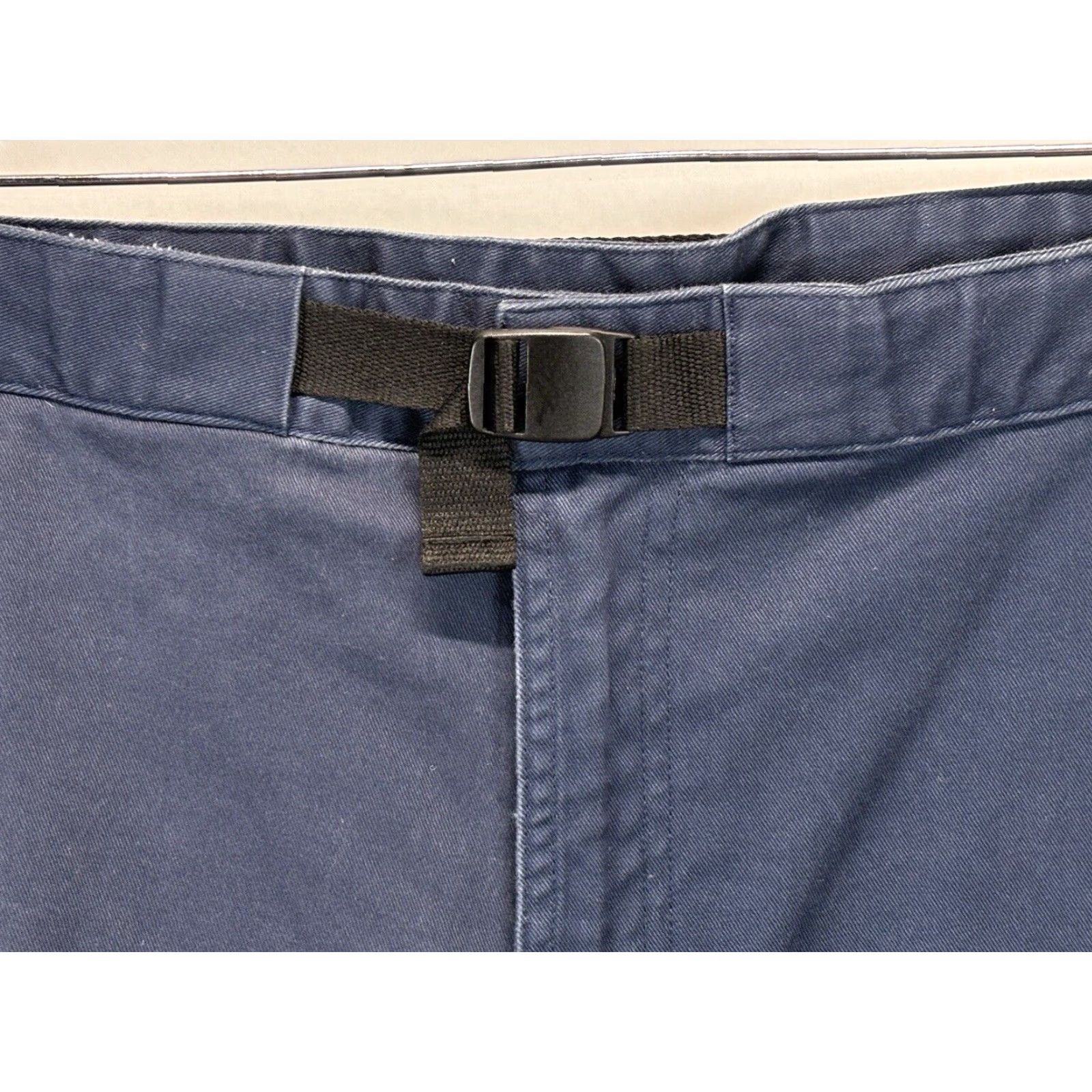 X-LARGE Bearded Goat Chino Shorts Mens XL Belted Outdoor Hiking Navy Blue Size US 36 / EU 52 - 2 Thumbnail