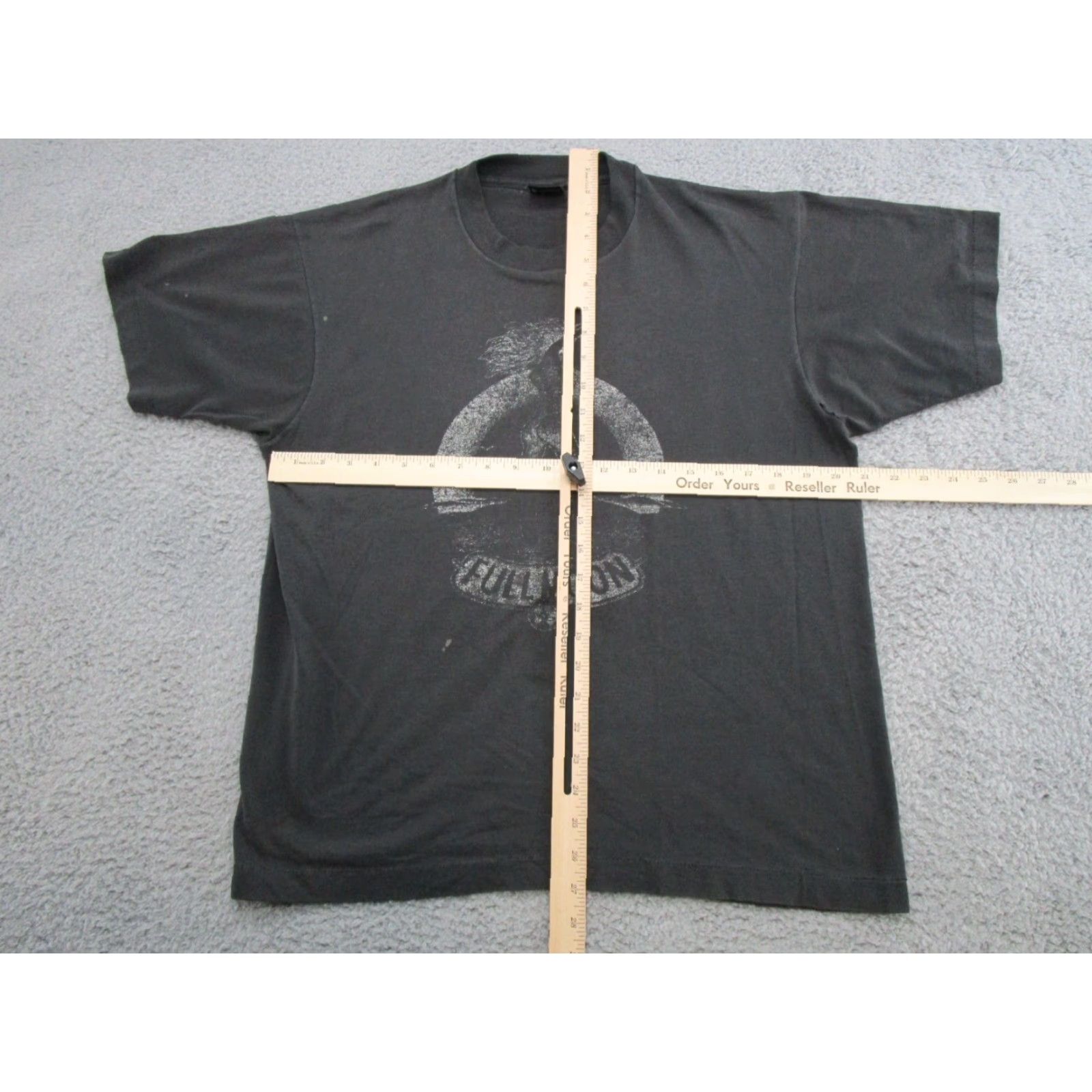 Vintage VINTAGE Screen Stars T-Shirt XL Black Cotton Crew Neck Short Sleeve Graphic Print Logo Patco 80s Mens Size US XL / EU 56 / 4 - 6 Thumbnail