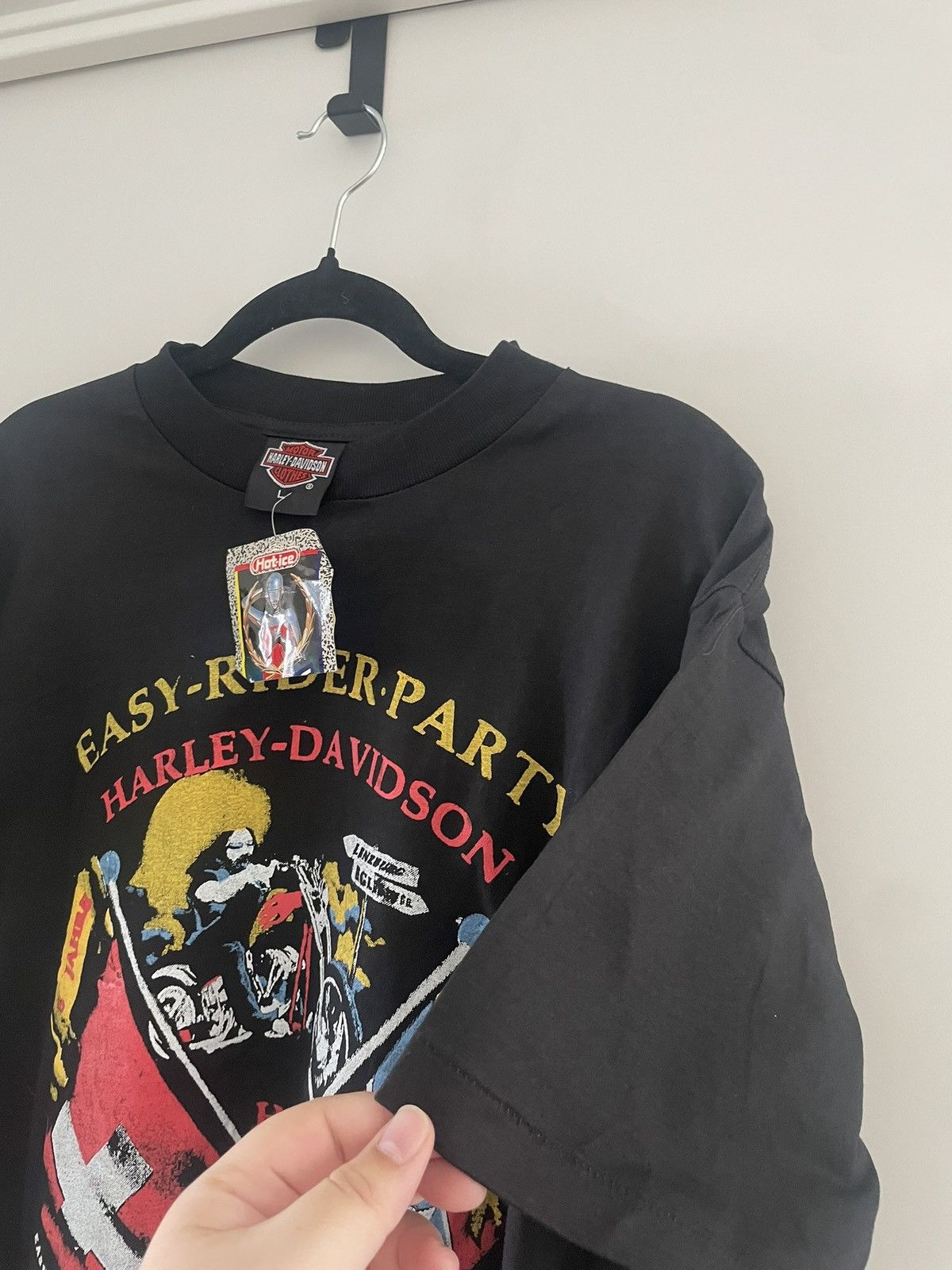 Harley Davidson 1990's 3D Emblem Harley Davidson deadstock single stitch tee Size US L / EU 52-54 / 3 - 2 Thumbnail