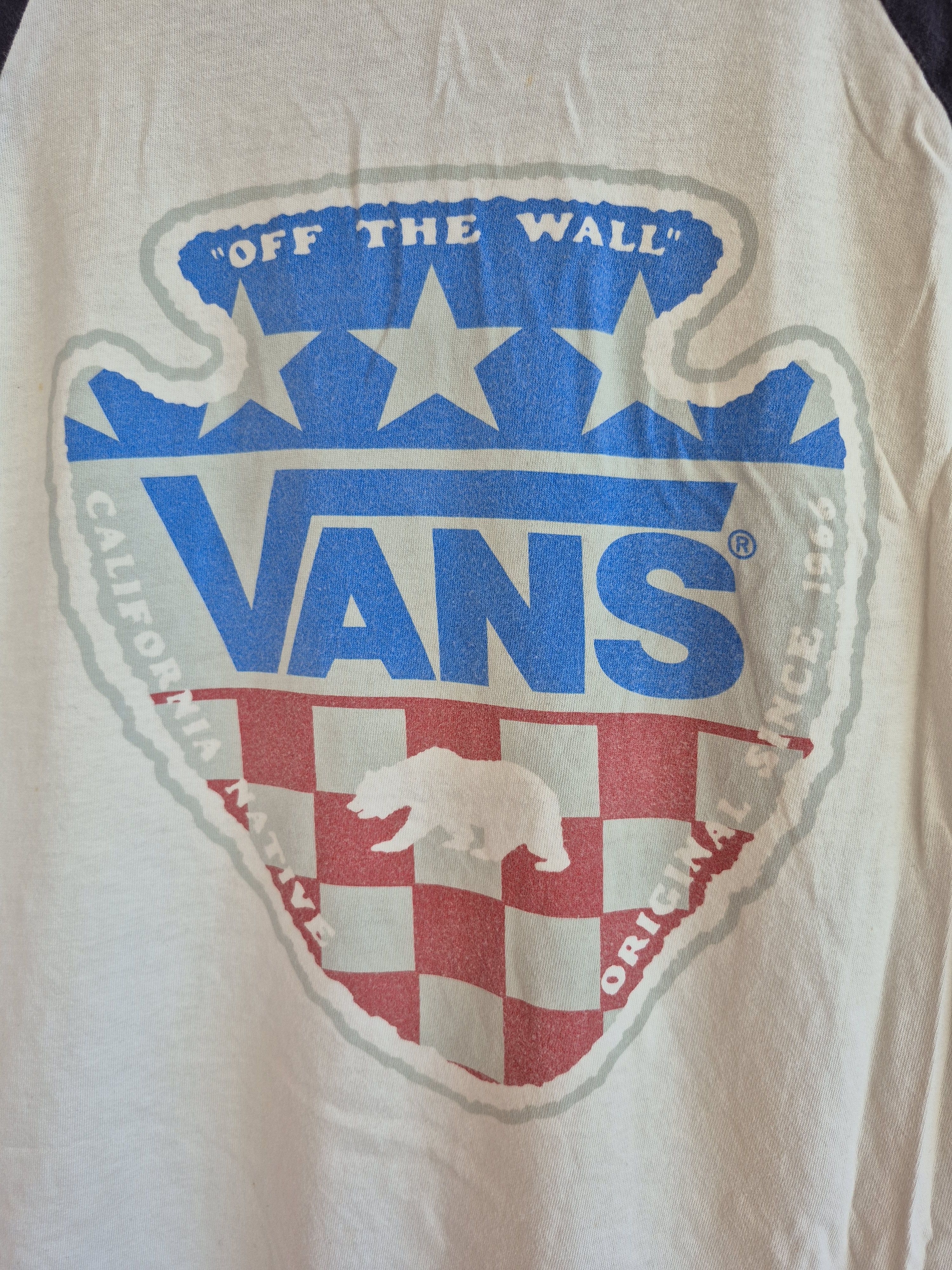 Vans 🔥 Vans Skate Streetwear Three Quarter Tee Size US XL / EU 56 / 4 - 2 Thumbnail