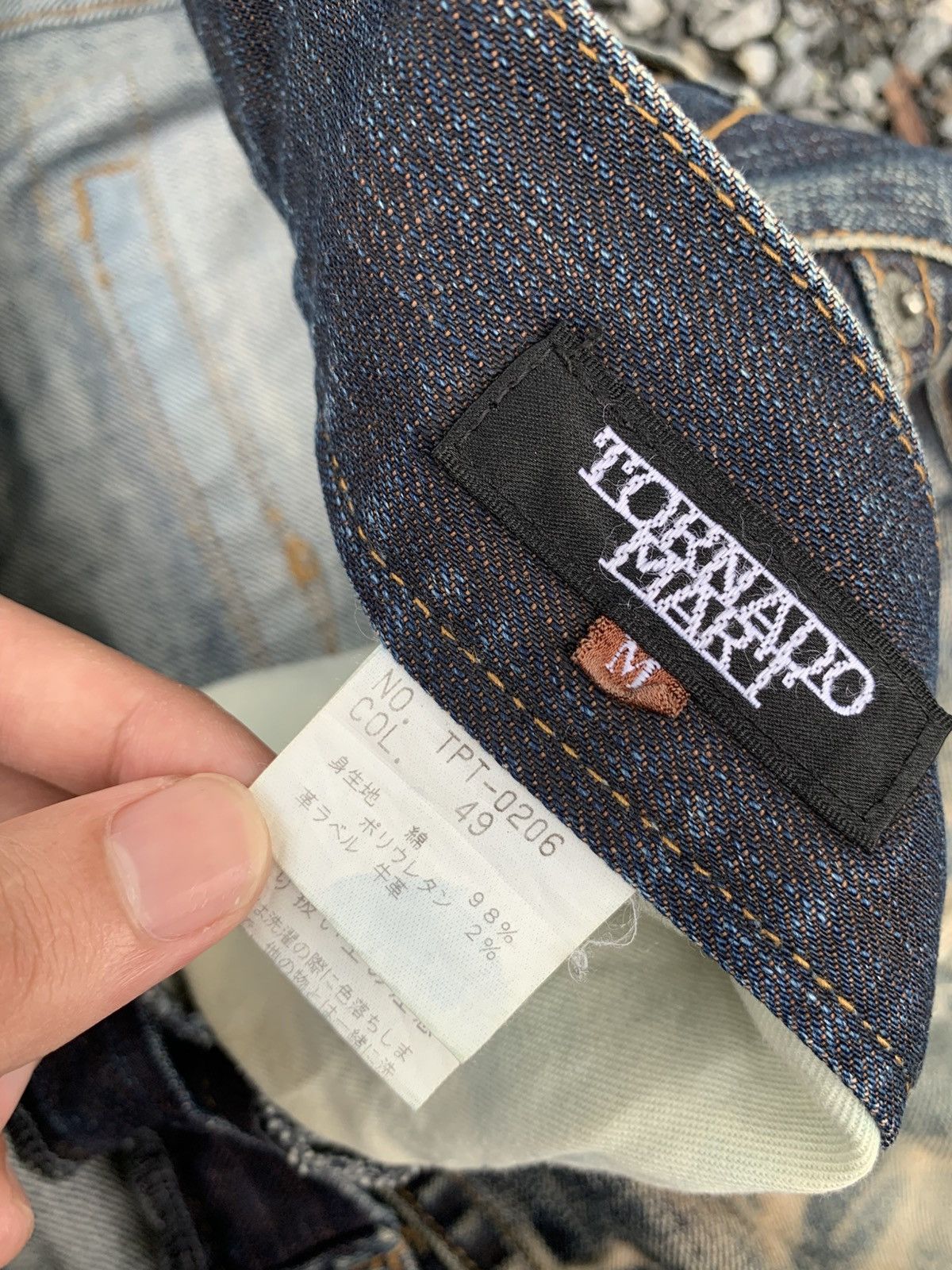 Tornado Mart FLARE TORNADO MART MUDWASH DISTRESSED DENIM Size US 34 / EU 50 - 18 Thumbnail