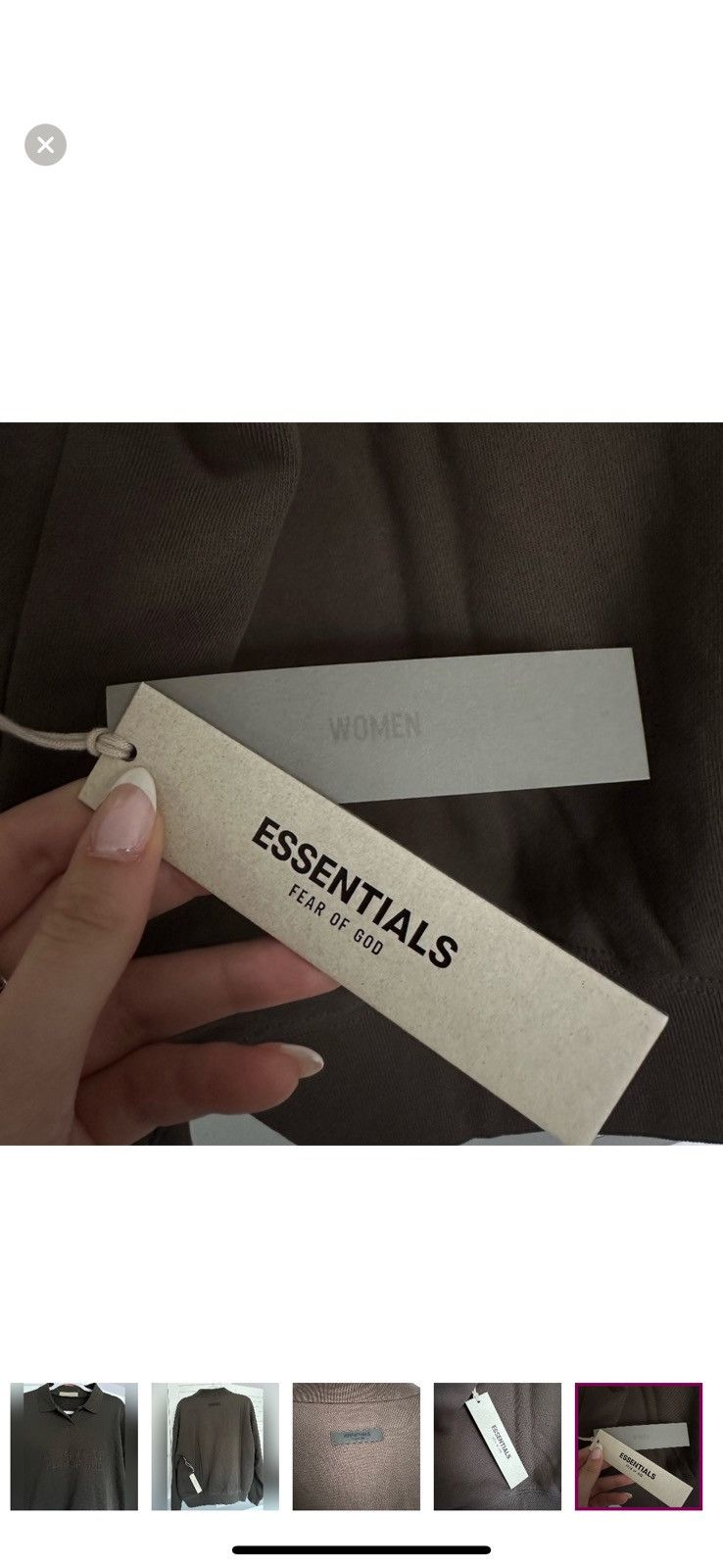 Essentials Essentials Long Sleeve Polo Size S / US 4 / IT 40 - 7 Thumbnail