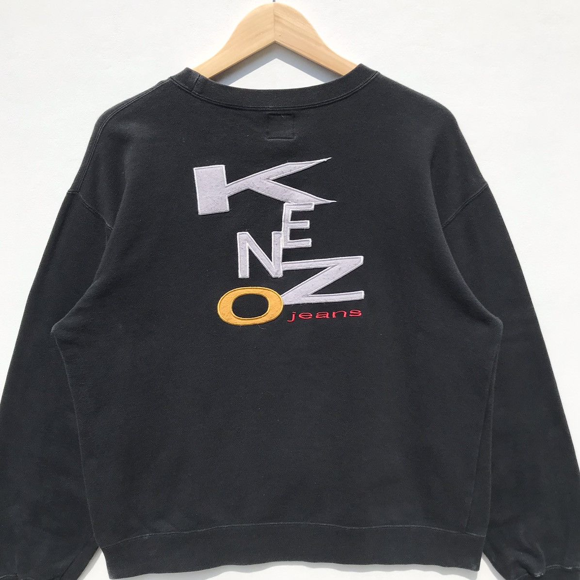 Kenzo Kenzo Jeans Sweatshirt Spellout Embroidery Kenzo Sun Faded Size US S / EU 44-46 / 1 - 9 Thumbnail