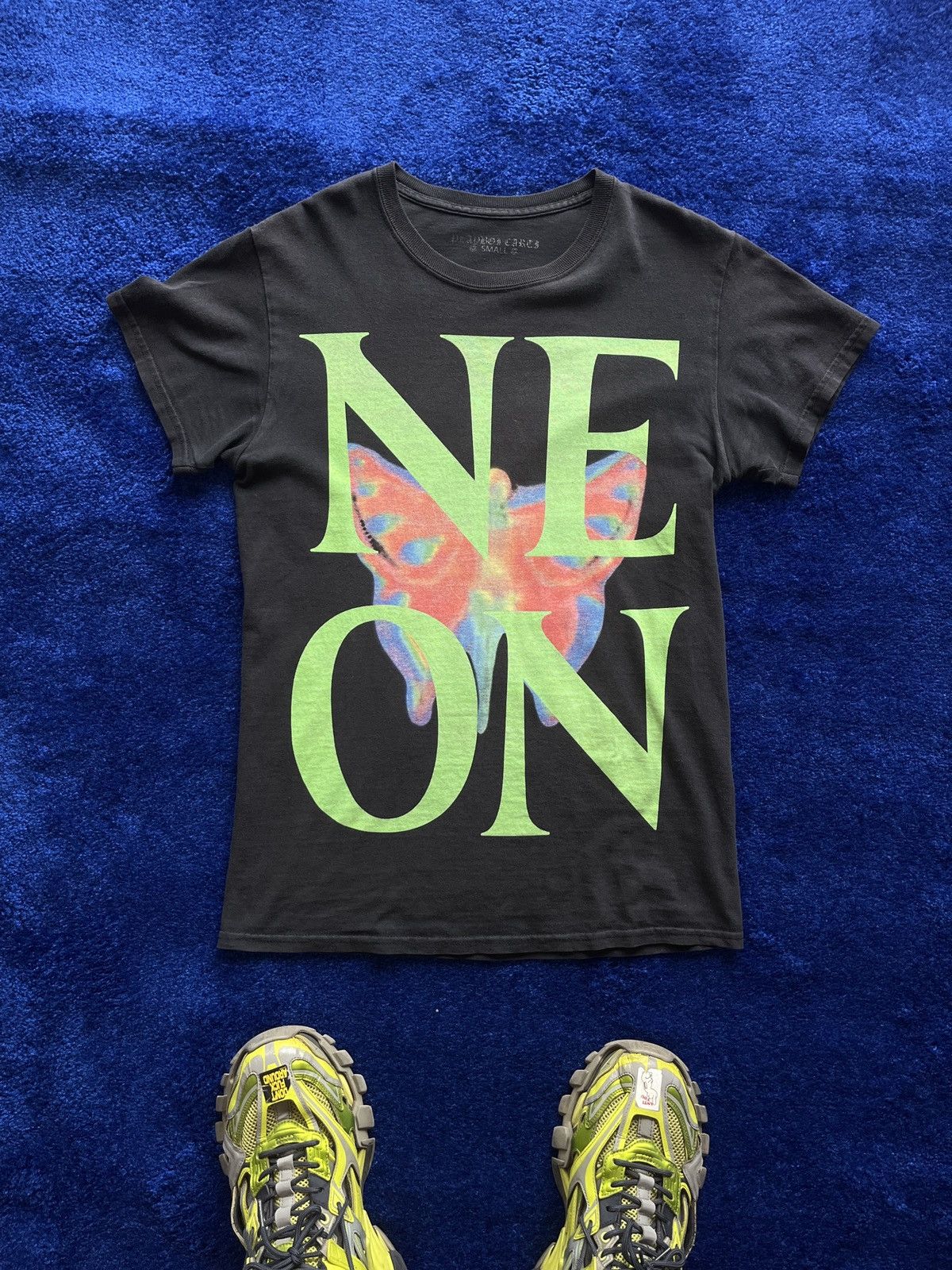 Playboi Carti Neon Tour Butterfly Tee Size US S / EU 44-46 / 1 - 6 Thumbnail