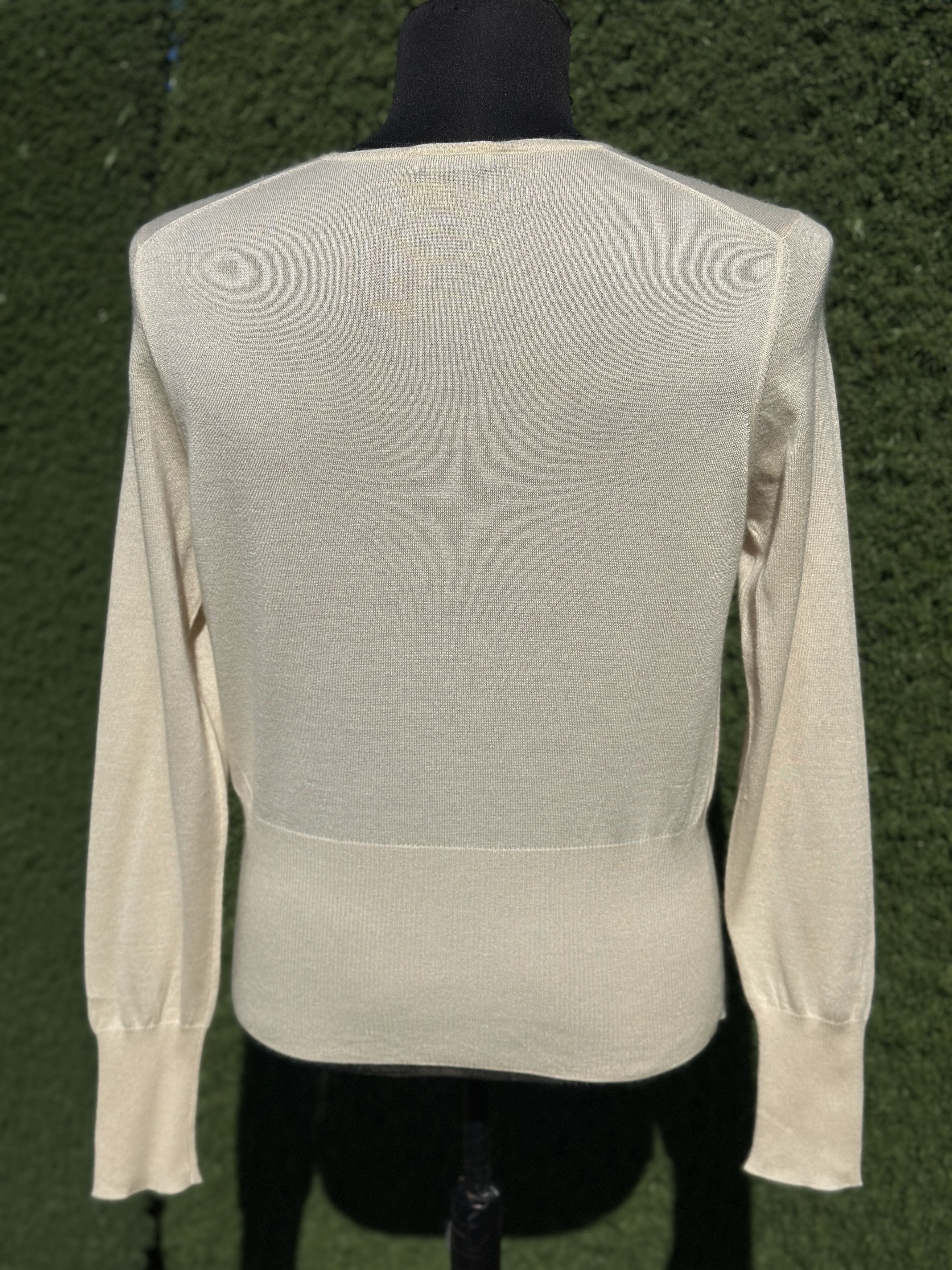 Brunello Cucinelli Brunello Cucinelli Cashmere V-Neck Sweater Tailored Size M Size M / US 6-8 / IT 42-44 - 11 Thumbnail