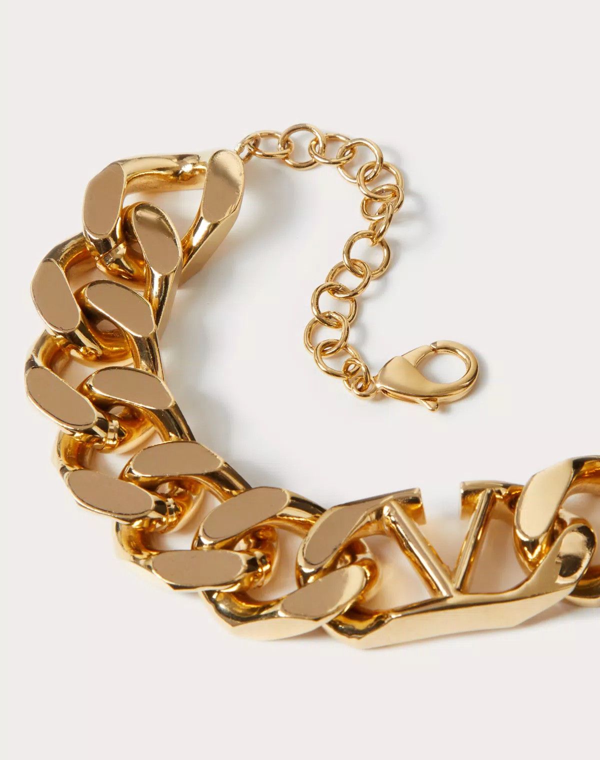 Valentino oc11z0725 Size:OS/Vlogo Metal Chain Choker in Golden Size ONE SIZE - 4 Thumbnail