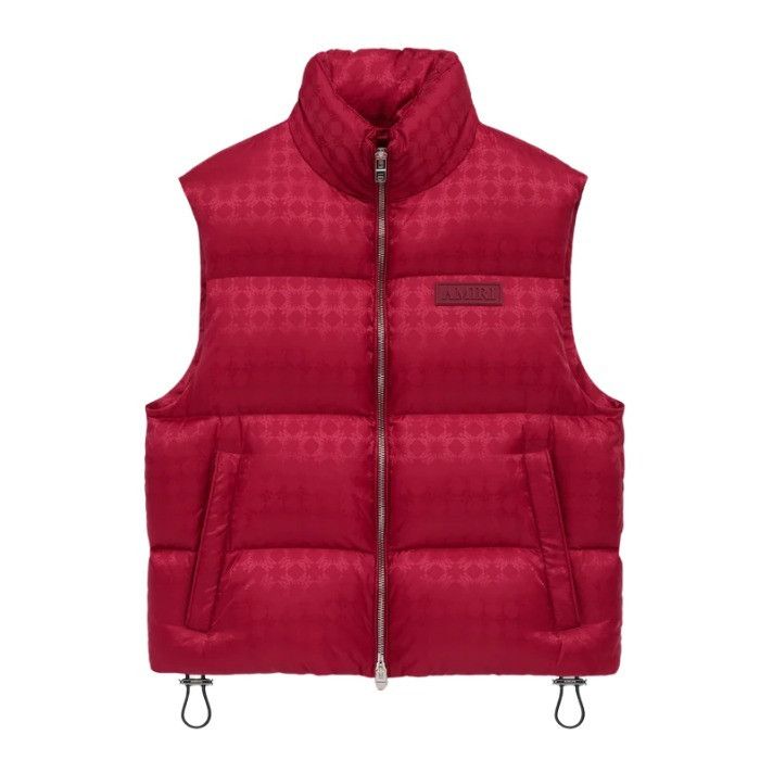 o1orln1125 MA Quad Down Gilet in Red
