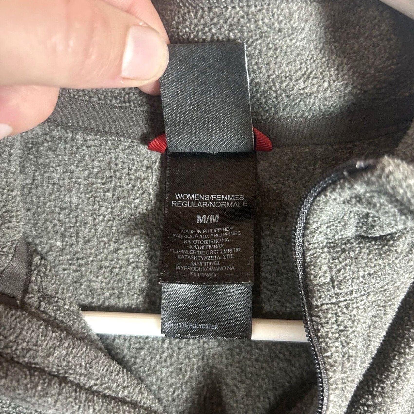 The North Face The North Face Gray Fleece 1/4 Zip Womens Medium Pullover Jacket Size M / US 6-8 / IT 42-44 - 3 Thumbnail