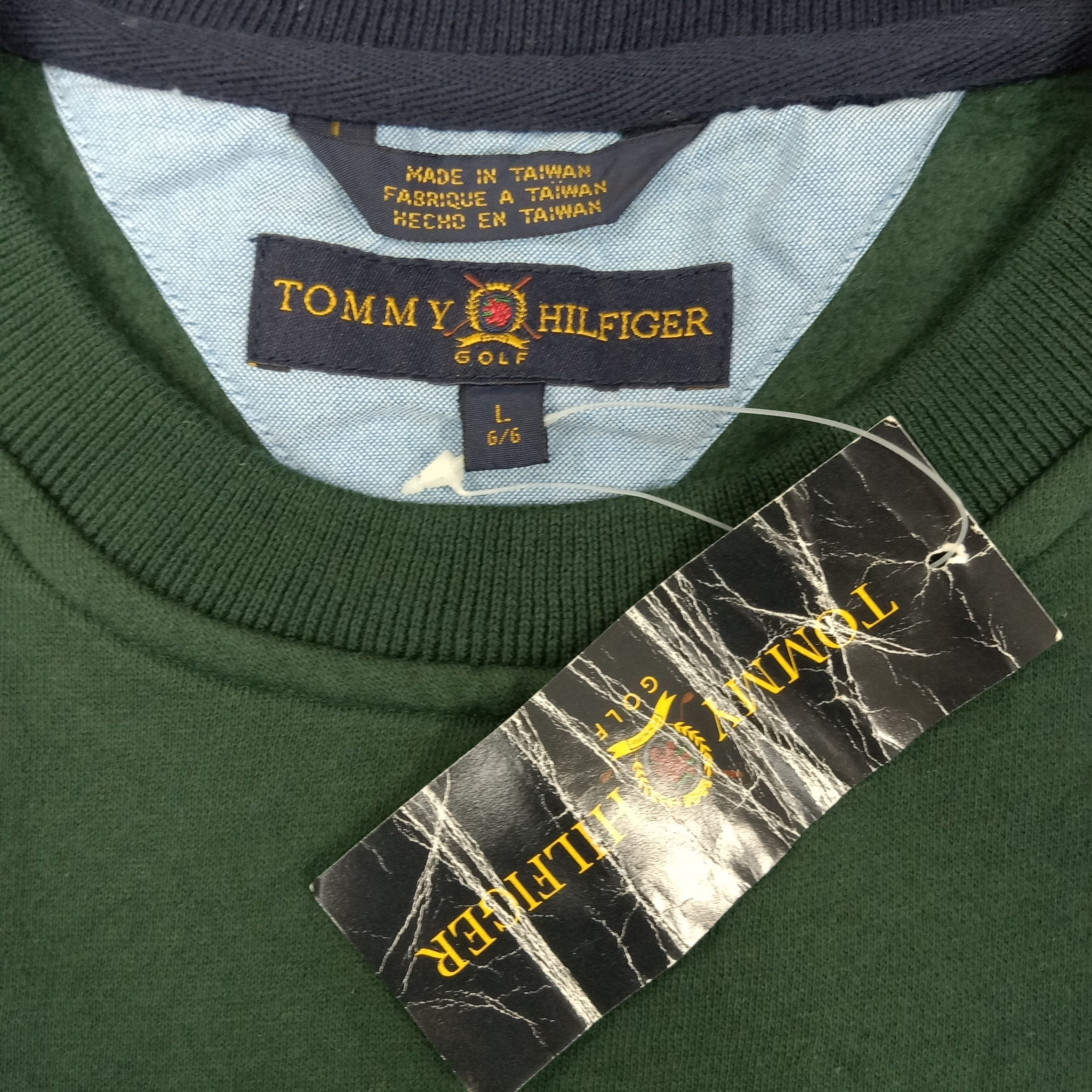 Tommy Hilfiger × Vintage TOMMY HILFIGER American Streetwear Sweatshirts Size US L / EU 52-54 / 3 - 4 Thumbnail