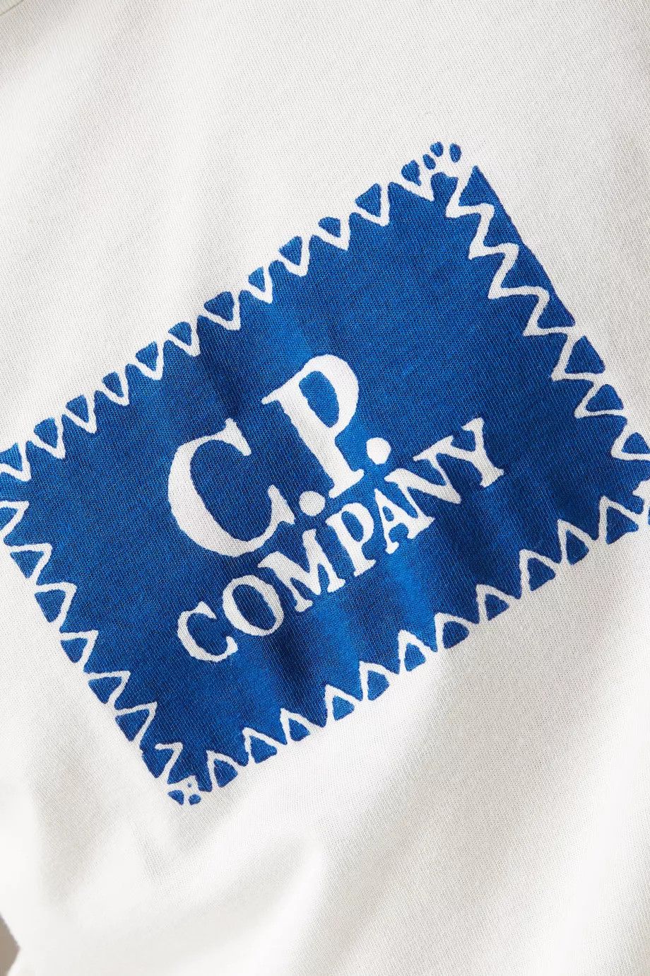C.P. Company o1y1224 Logo Crewneck T-Shirt in White Size US XS / EU 42 / 0 - 4 Thumbnail