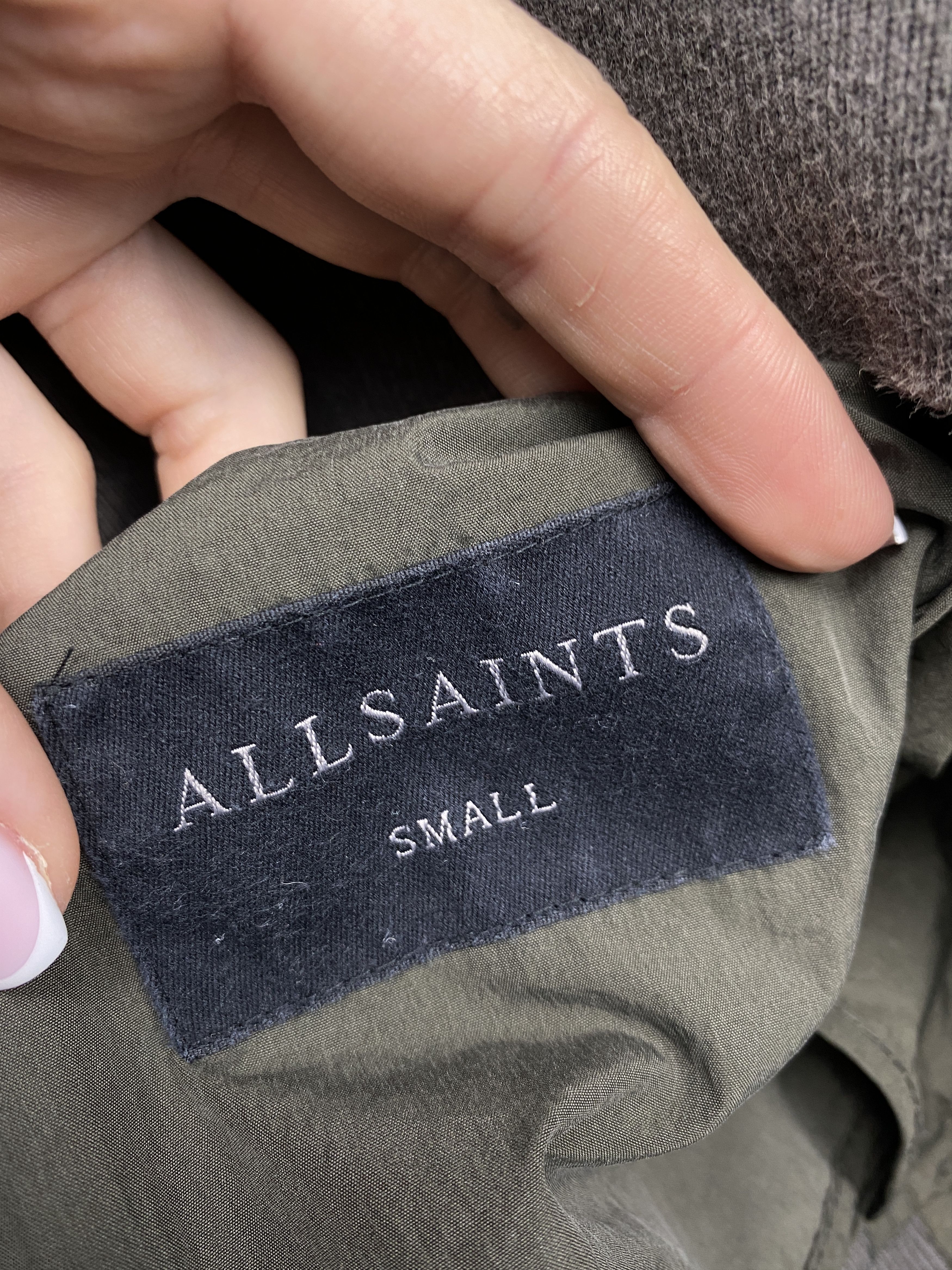 Allsaints Allsaints Vintage Mens Fleet Nylon Bomber Jacket Y2K Size US S / EU 44-46 / 1 - 4 Thumbnail