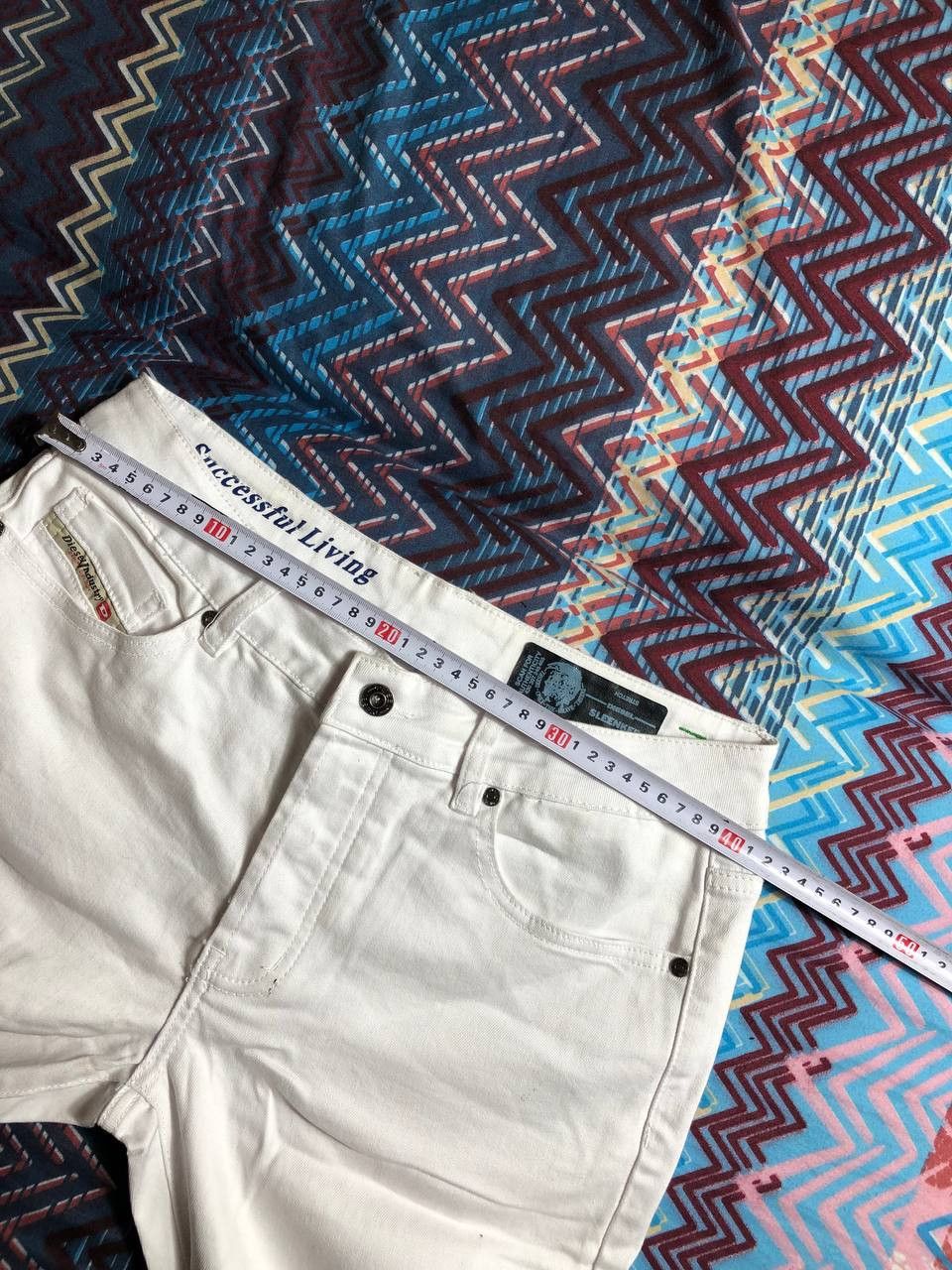 Japanese Brand Crazy Crash Dirty Baggy Faded Jean Japan Avant Garde Style Size US 33 - 2 Thumbnail