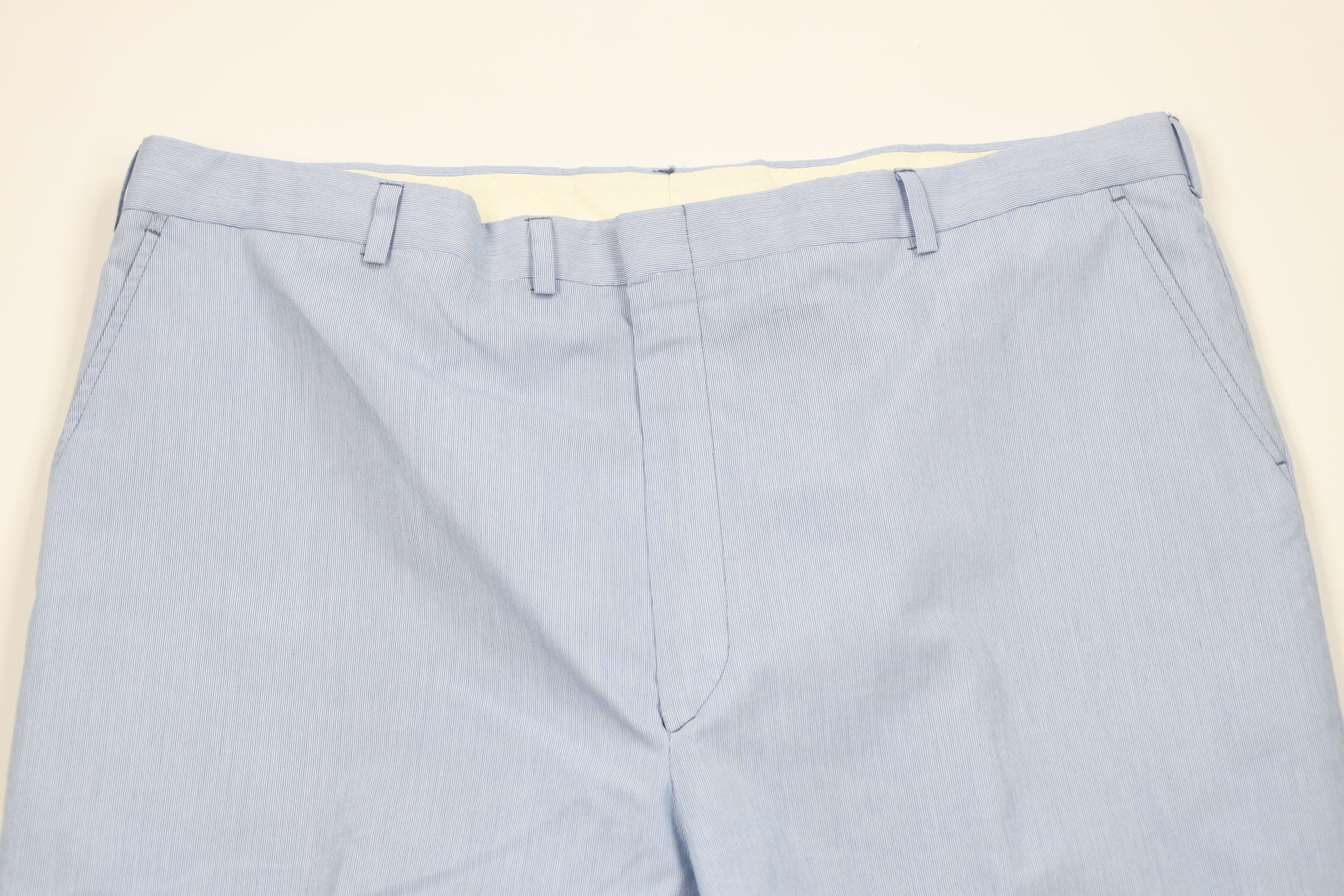 Vintage Vintage 70s Streetwear Pinstriped Wide Leg Chino Pants USA Size US 42 / EU 58 - 2 Thumbnail