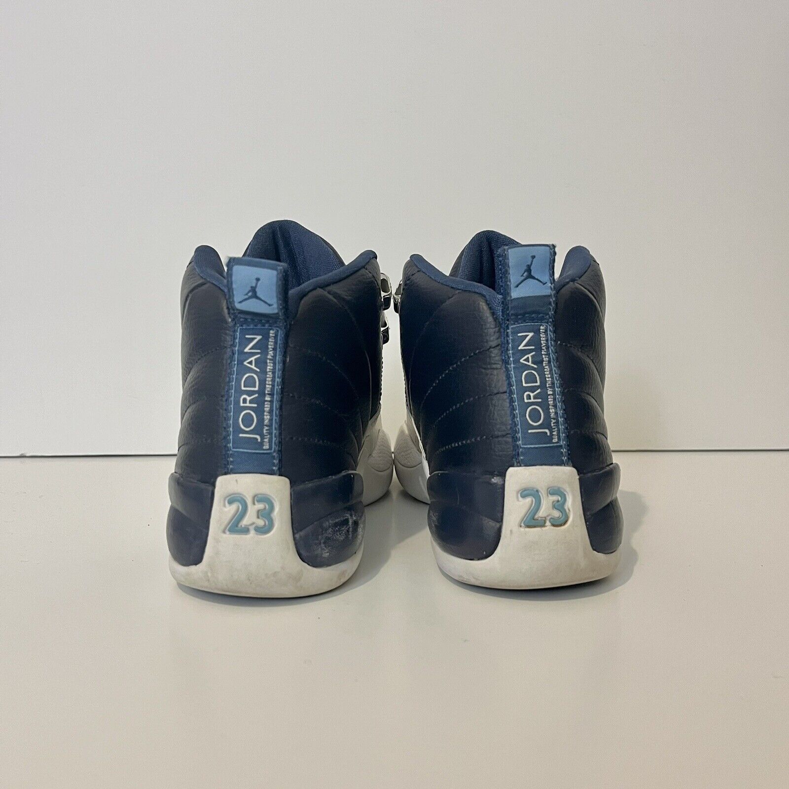 Nike 2012 Nike Air Jordan 12 XII GS Obsidian Blue 153265 410 5Y Size US 6.5 / IT 36.5 - 5 Thumbnail