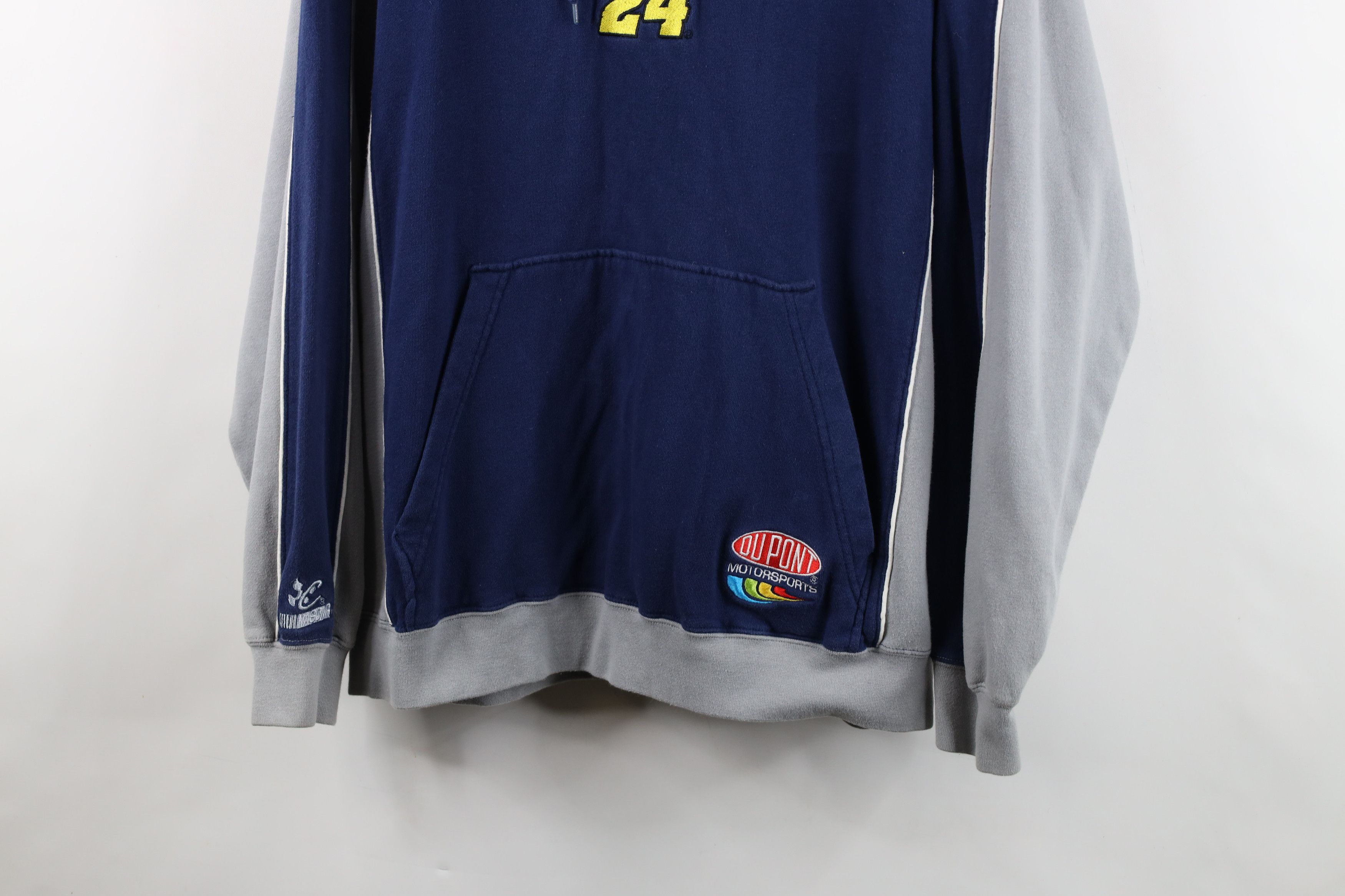 Vintage Vintage NASCAR Jeff Gordon Racing Hoodie Sweatshirt Blue Size US L / EU 52-54 / 3 - 3 Thumbnail