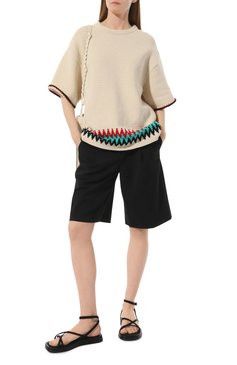 Jil Sander o1y1025 Short Sleeves Sweater in Multicolor Size XS / US 0-2 / IT 36-38 - 4 Thumbnail
