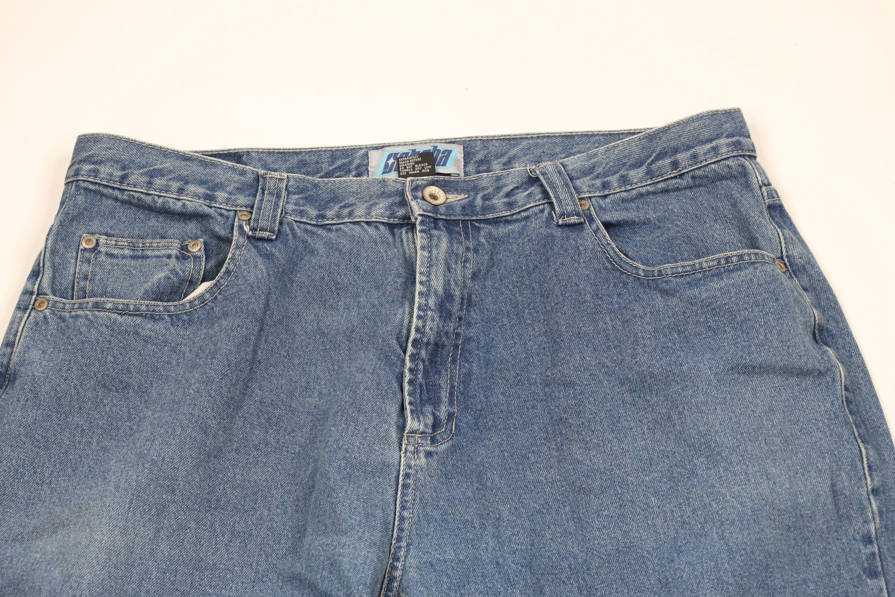 Gotcha × Vintage Vintage 90s Gotcha Surfing Fit Baggy Denim Jeans Blue Size US 36 / EU 52 - 2 Thumbnail