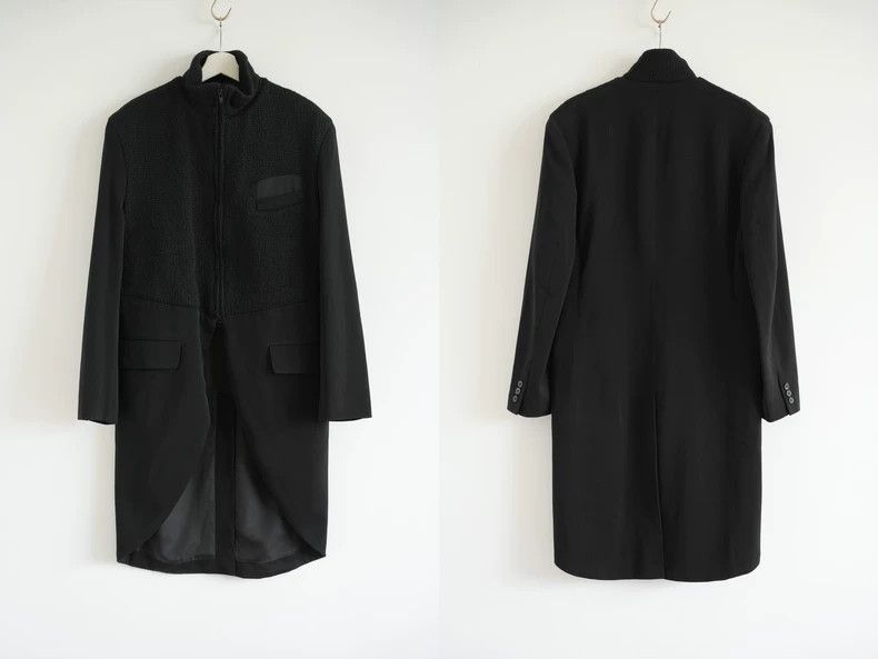 Yohji Yamamoto Yohji Yamamoto 07aw zipper-paneled dovetail coat Size US M / EU 48-50 / 2 - 2 Thumbnail