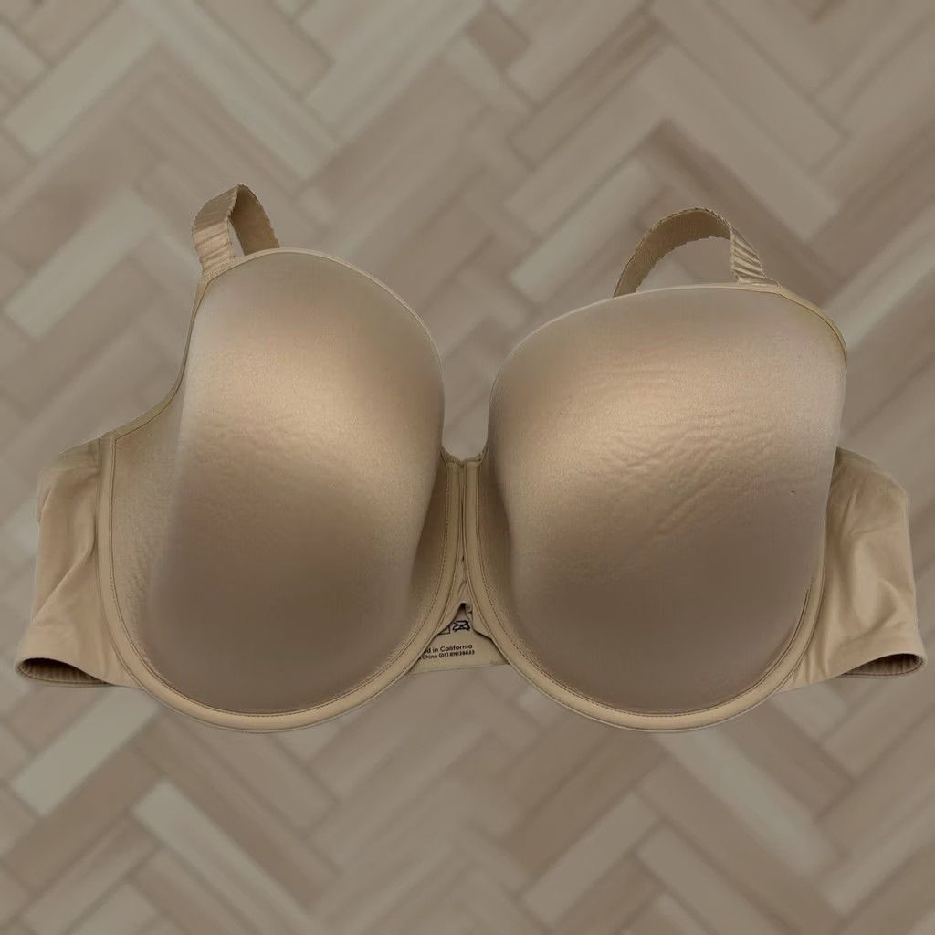 Vintage Third Love Bra 46 E 24 7 Classic Shirt Lined Underwire Beige 4 Hook Womens Size L / US 10 / IT 46 - 1 Thumbnail