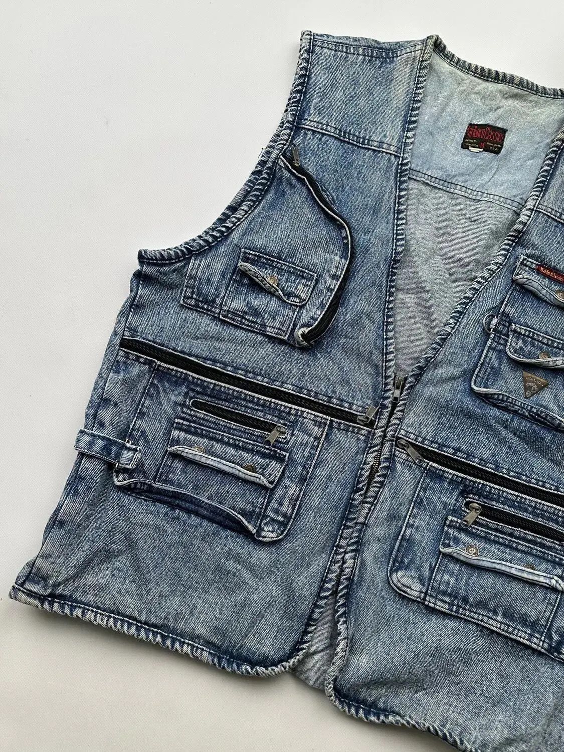 Marlboro Marlboro Classics Vintage Washed Multi-Pocket Vest (124) Size US XL / EU 56 / 4 - 2 Thumbnail