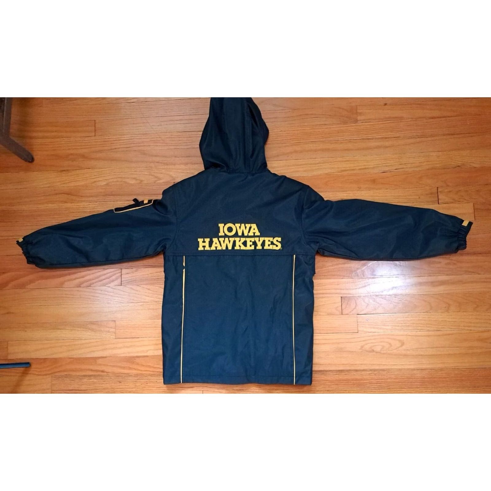 Vintage Iowa Hawkeyes Insulated Full Zip Hooded Parka Jacket L Black Unisex Adults Size L Size US L / EU 52-54 / 3 - 2 Thumbnail