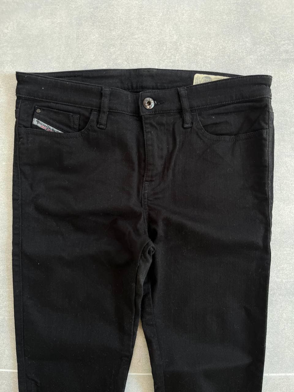 Diesel Diesel Knee Blowout Jet Black Skinny Skinzee Jeans Size US 28 / EU 44 - 3 Thumbnail