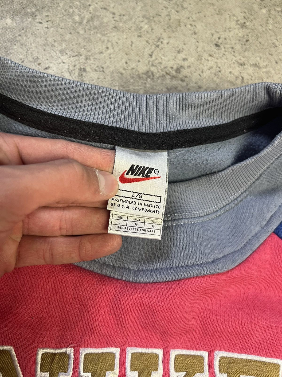 Nike Swoosh Nike Vintage Sweatshirt Y2K Style Oversized Baggy Size US L / EU 52-54 / 3 - 5 Thumbnail