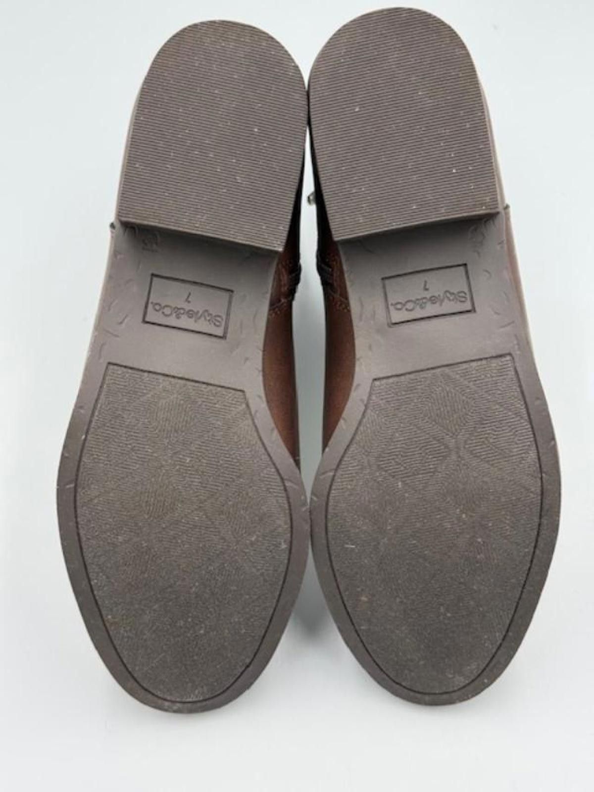 Style & Co Style&Co. Charlyy Gore Block Heel Booties - Dark Roast W SZ7 Size US 7 / IT 37 - 7 Thumbnail