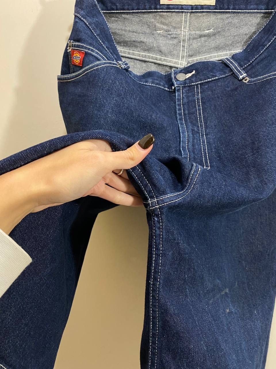 Dickies × Vintage Vintage Dickies Big Logo Rap Denim Baggy Shorts Size US 31 - 7 Thumbnail