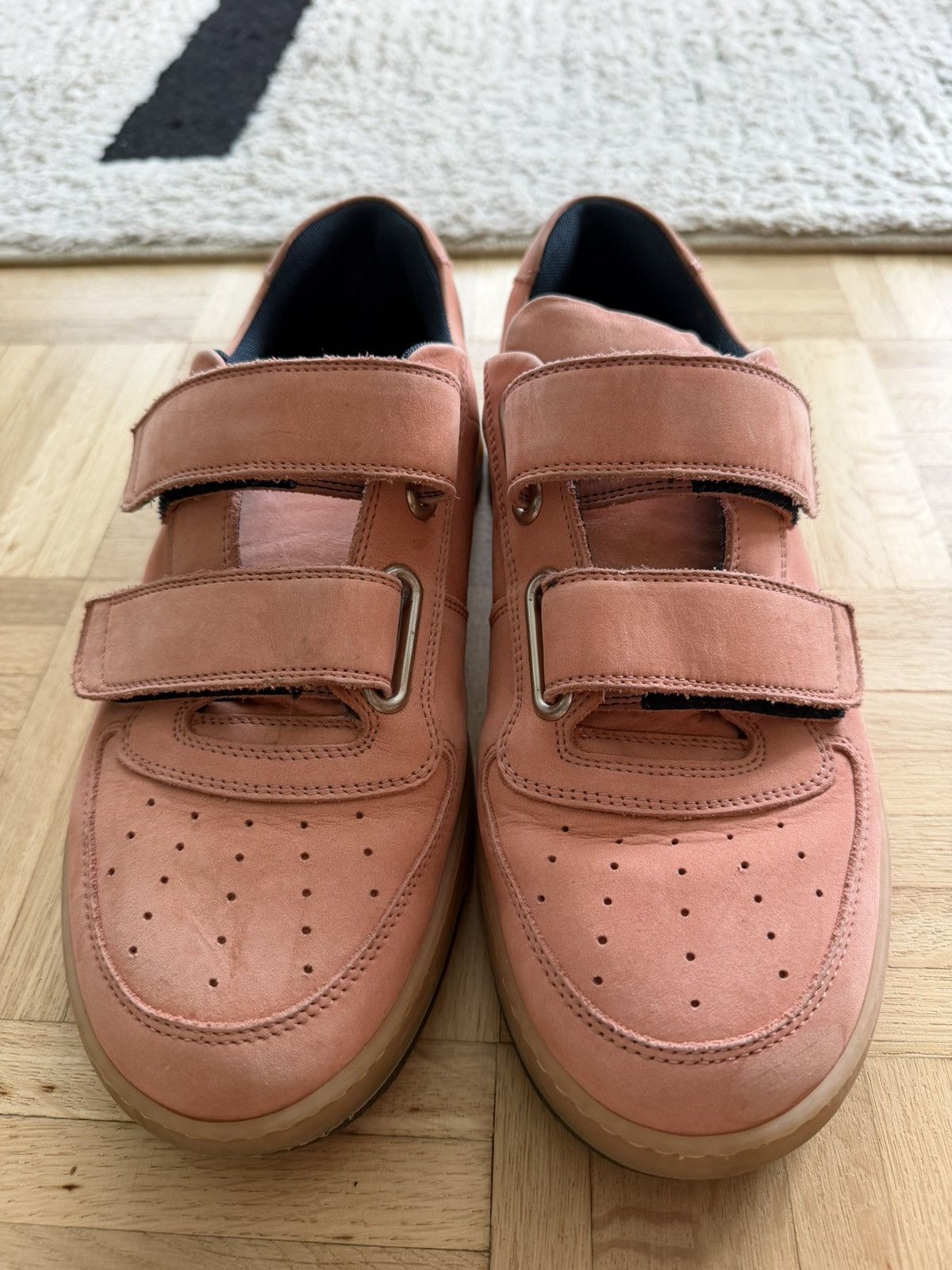 Acne Studios Acne Studios Pink Velcro Strap Sneakers Size 42 Size US 9 / EU 42 - 3 Thumbnail